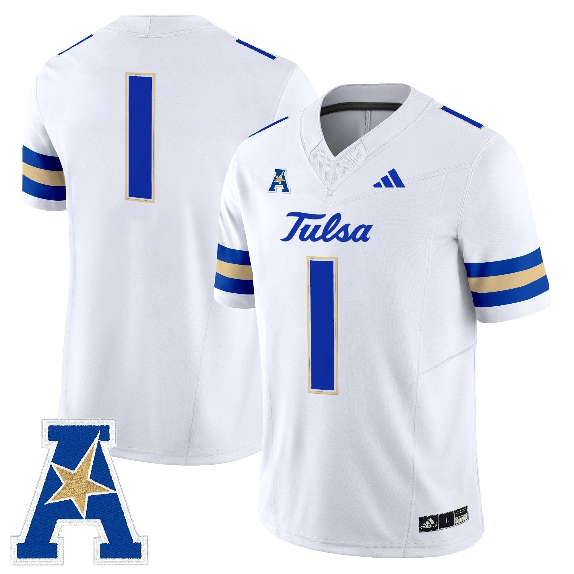 Tulsa Golden Hurricane 2025 Vapor Limited Jersey - All Stitched by Tulsa Golden Hurricane