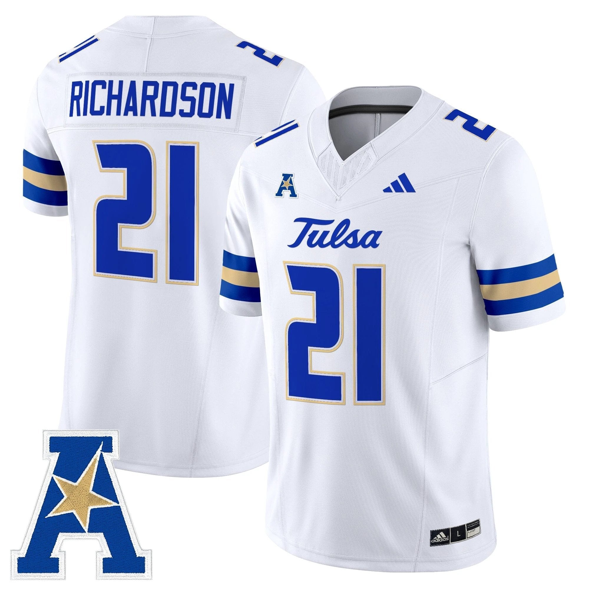 Tulsa Golden Hurricane 2025 Vapor Limited Jersey - All Stitched by Tulsa Golden Hurricane