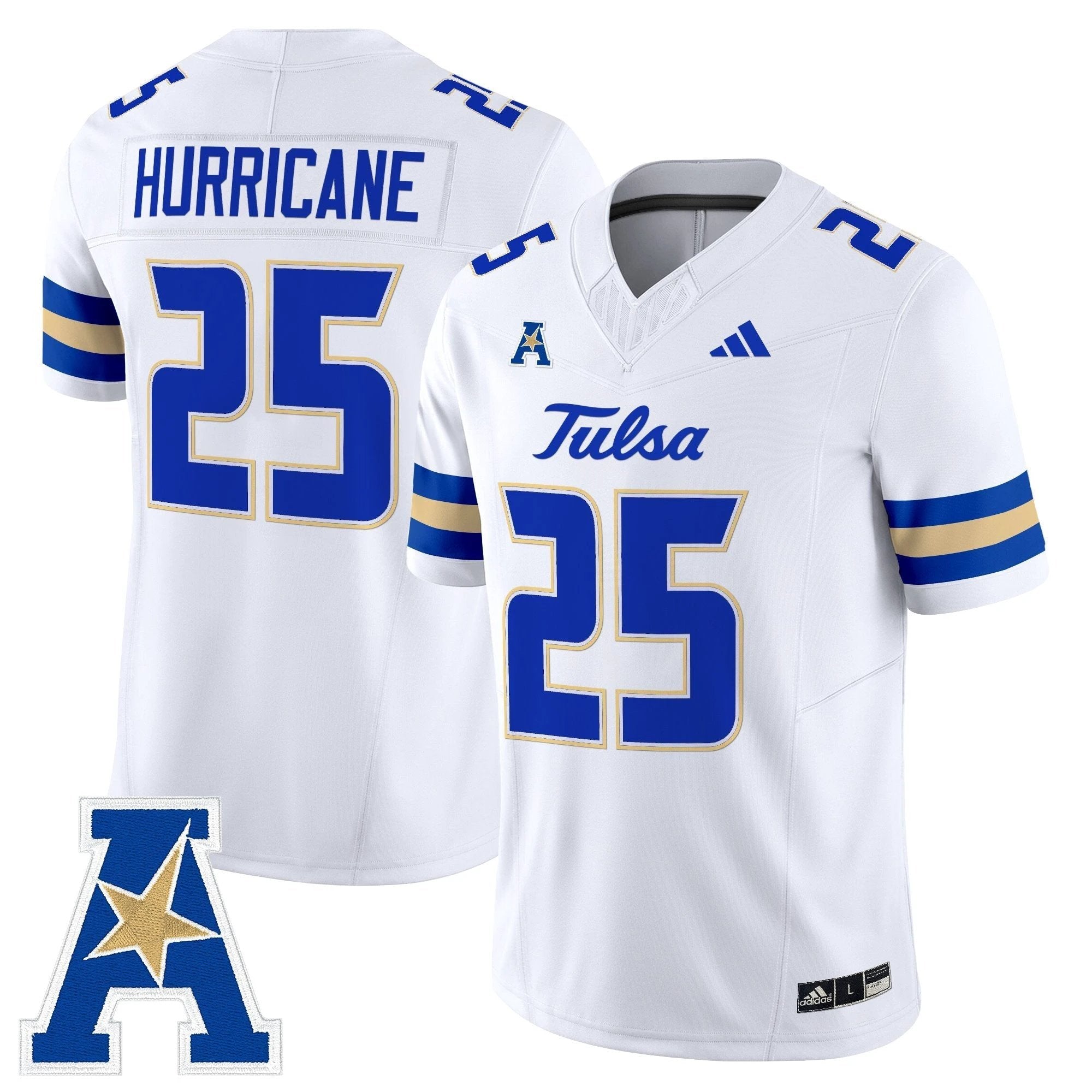 Tulsa Golden Hurricane 2025 Vapor Limited Jersey - All Stitched by Tulsa Golden Hurricane