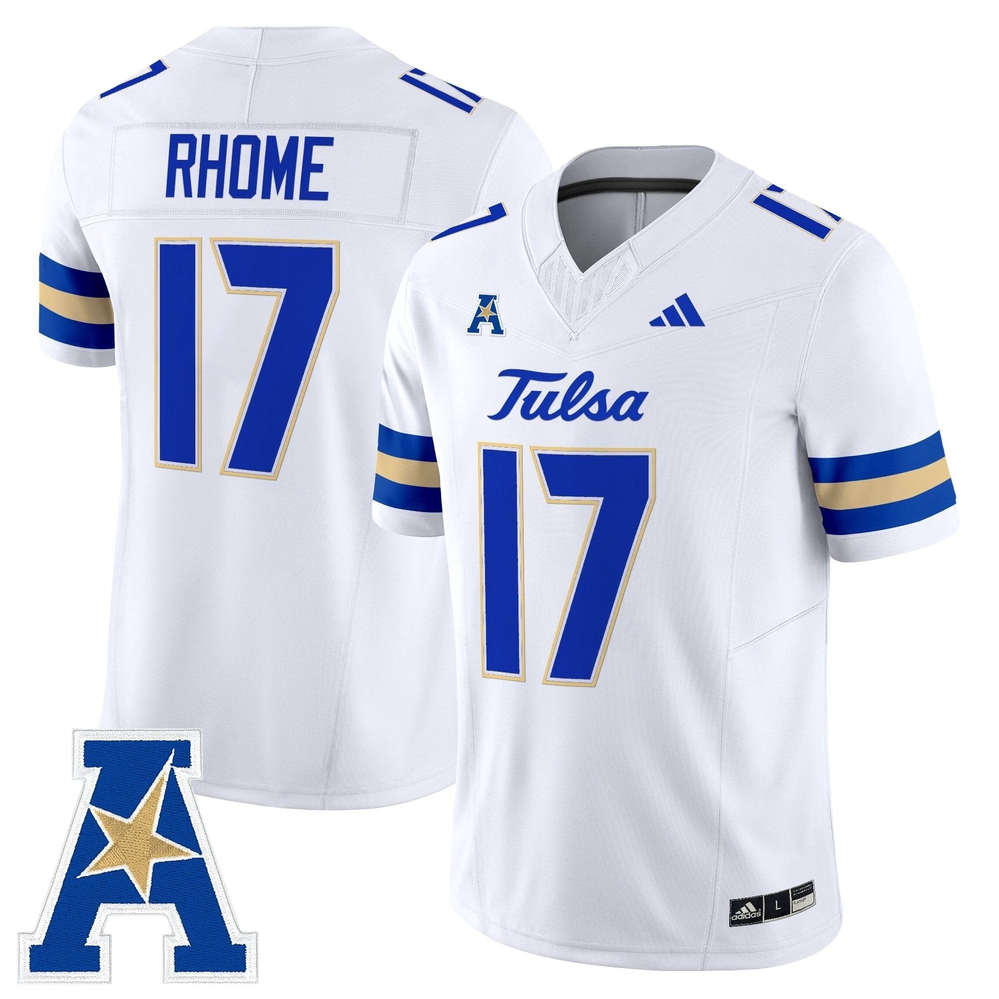 Tulsa Golden Hurricane 2025 Vapor Limited Jersey - All Stitched by Tulsa Golden Hurricane
