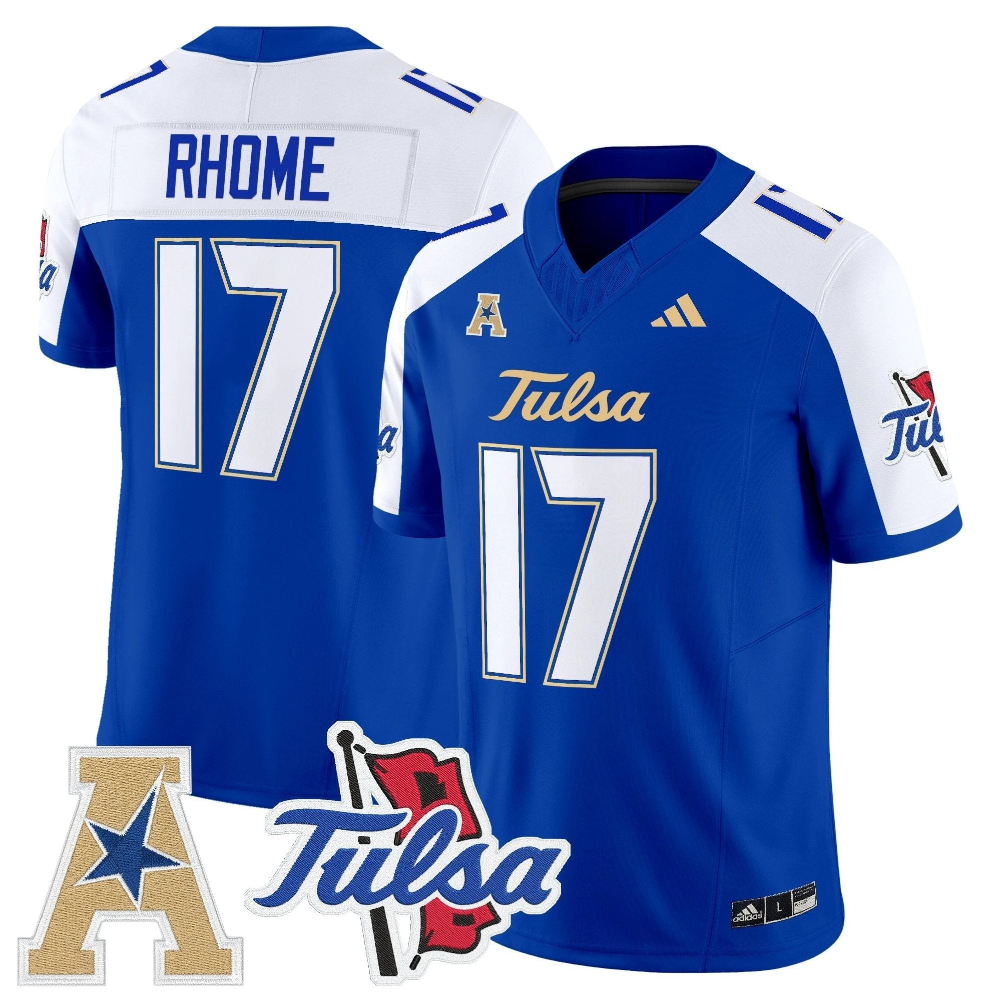 Tulsa Golden Hurricane 2025 Vapor Limited Jersey - All Stitched by Tulsa Golden Hurricane