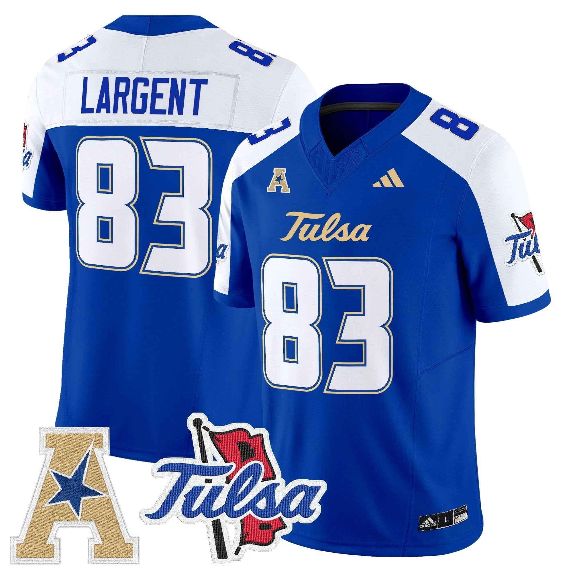 Tulsa Golden Hurricane 2025 Vapor Limited Jersey - All Stitched by Tulsa Golden Hurricane