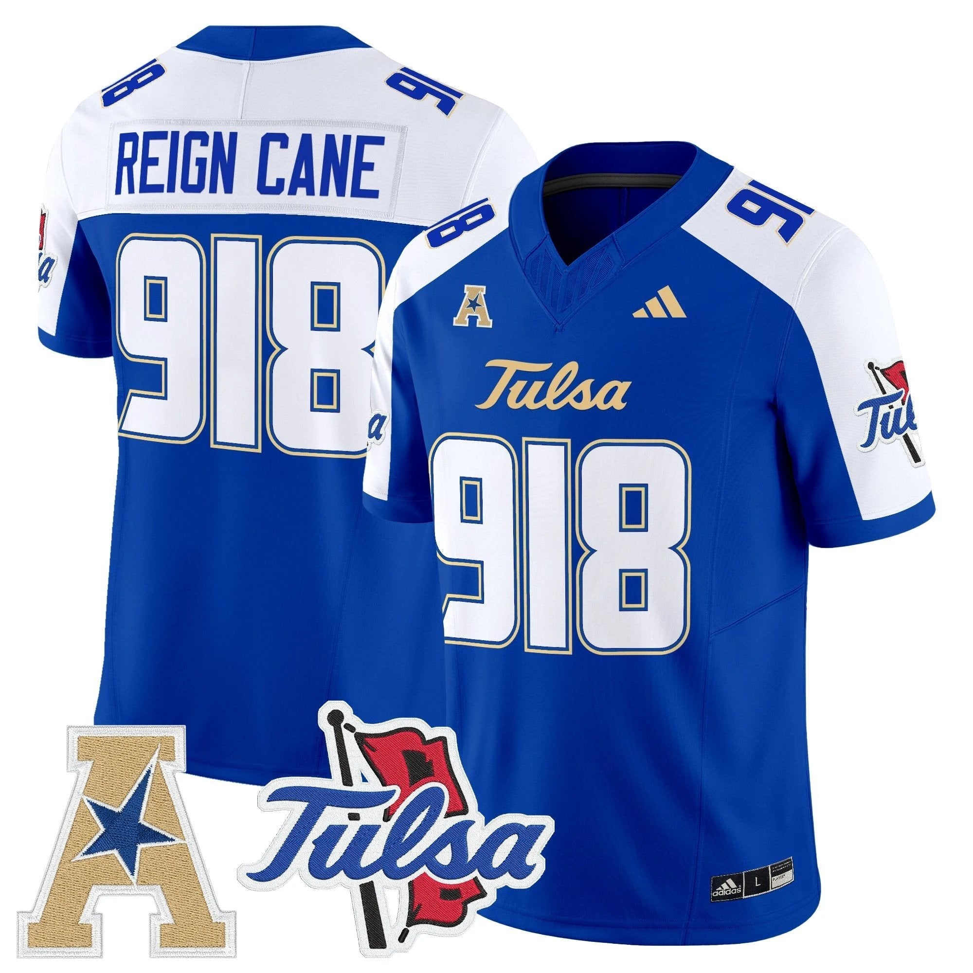 Tulsa Golden Hurricane 2025 Vapor Limited Jersey - All Stitched by Tulsa Golden Hurricane