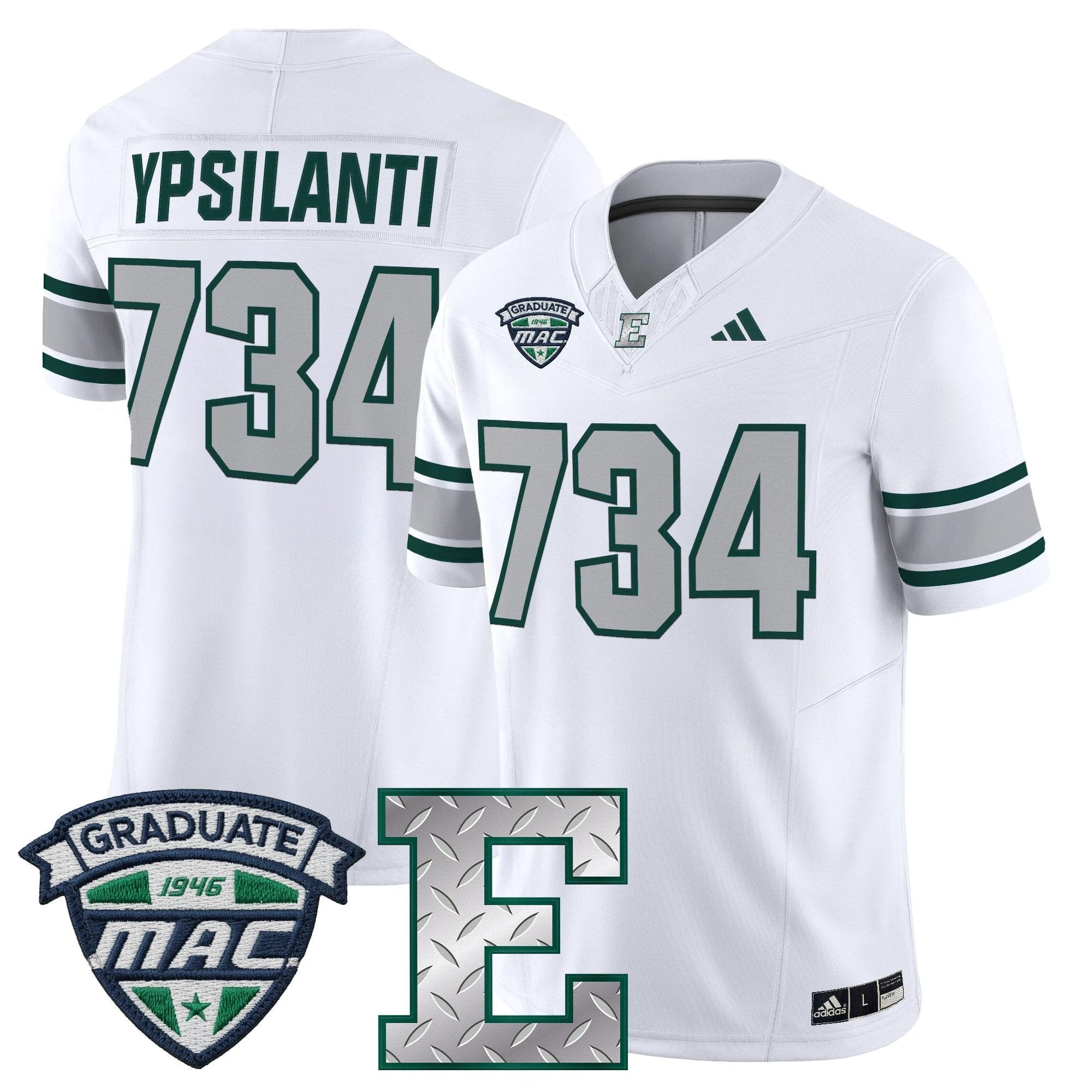 Eastern Michigan Eagles 2025 Vapor Limited Jersey - All Stitched by Eastern Michigan Eagles