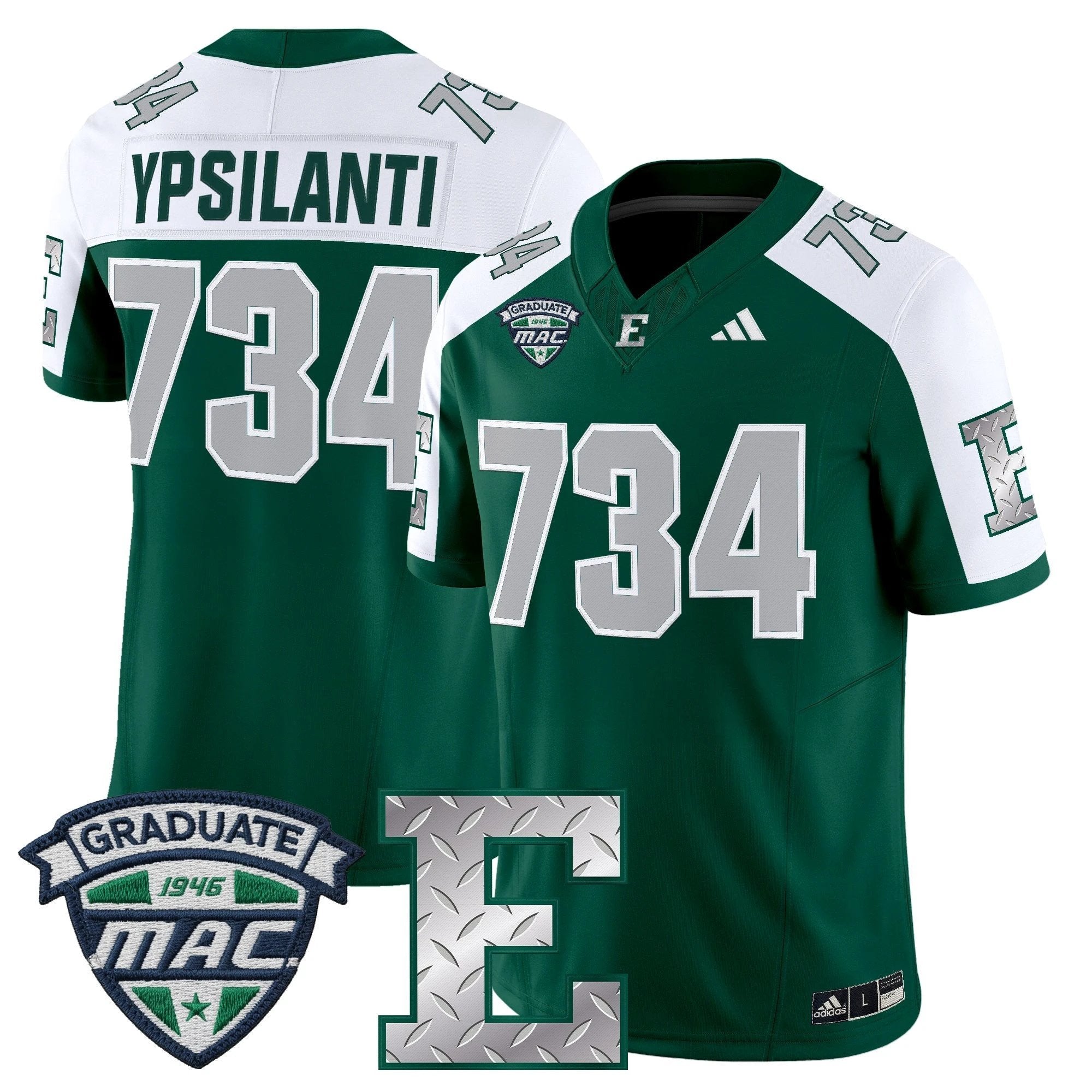 Eastern Michigan Eagles 2025 Vapor Limited Jersey - All Stitched by Eastern Michigan Eagles