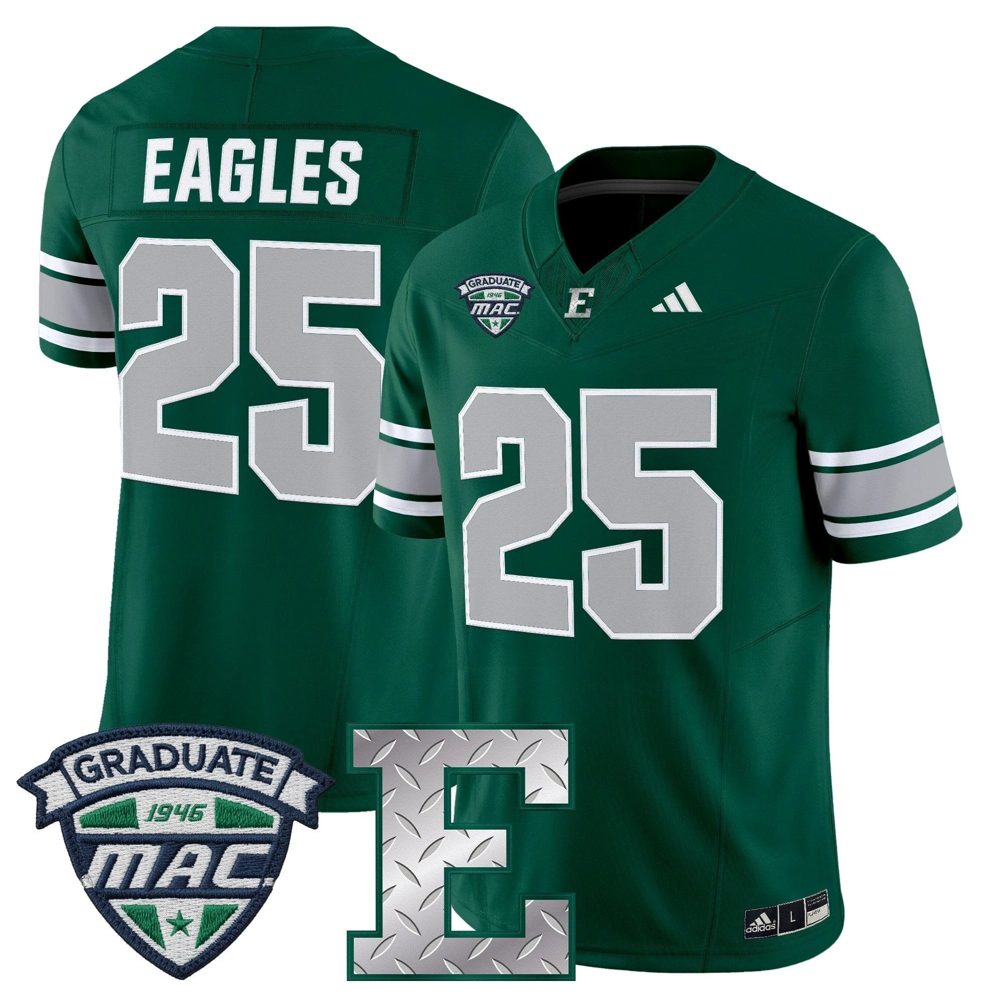 Eastern Michigan Eagles 2025 Vapor Limited Jersey - All Stitched by Eastern Michigan Eagles