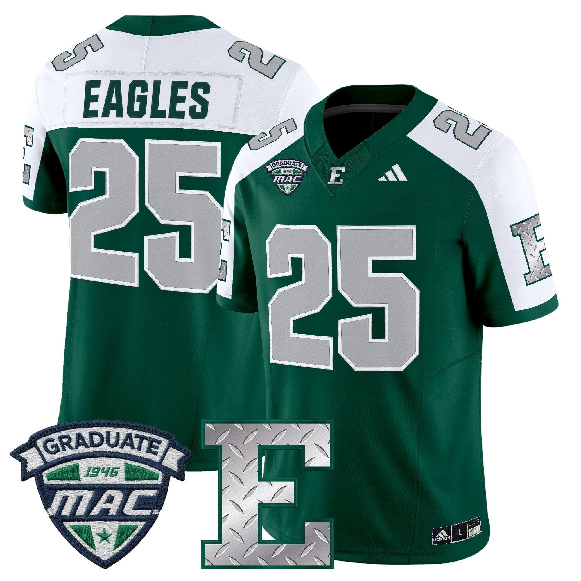 Eastern Michigan Eagles 2025 Vapor Limited Jersey - All Stitched by Eastern Michigan Eagles