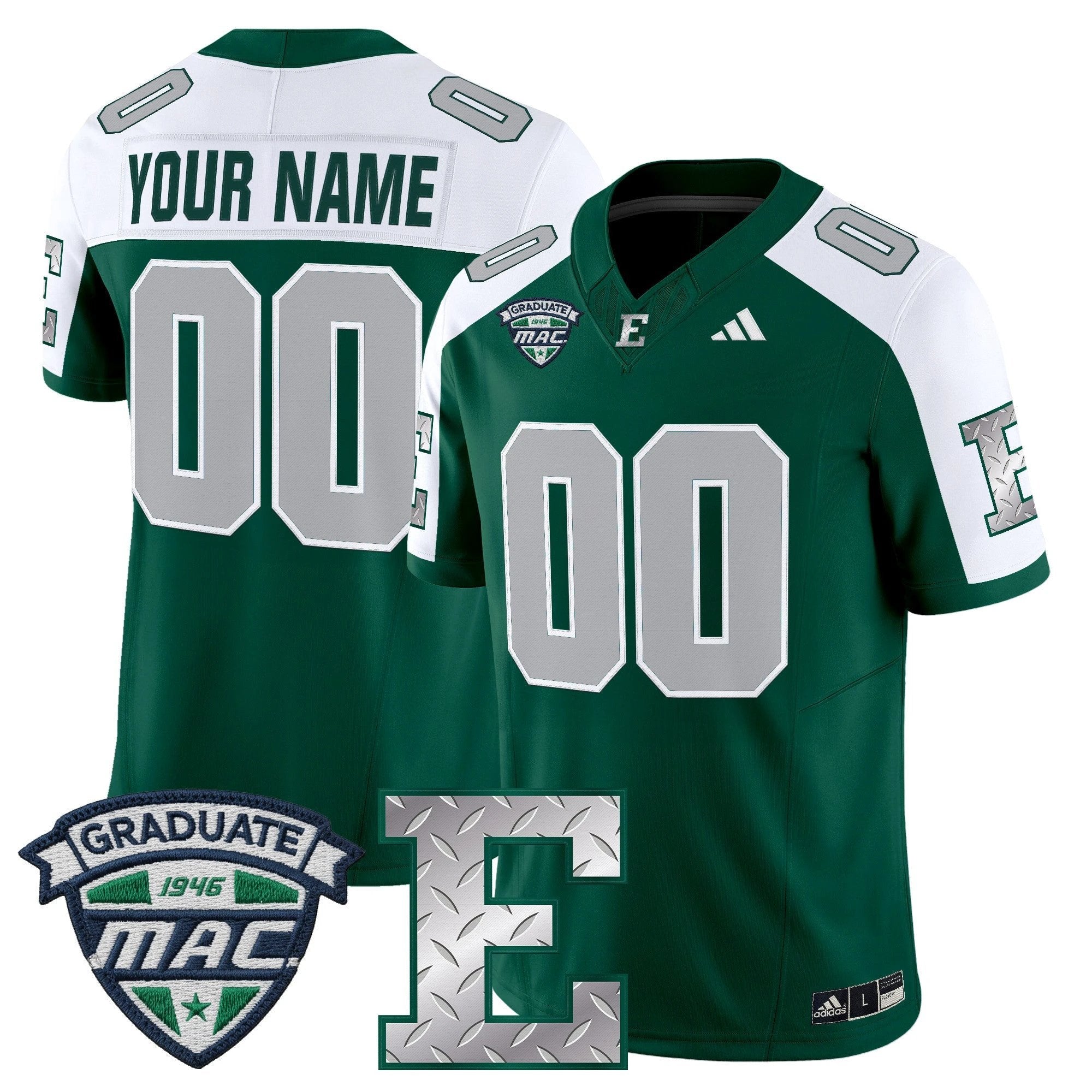 Eastern Michigan Eagles 2025 Vapor Limited Custom Jersey - All Stitched by Eastern Michigan Eagles