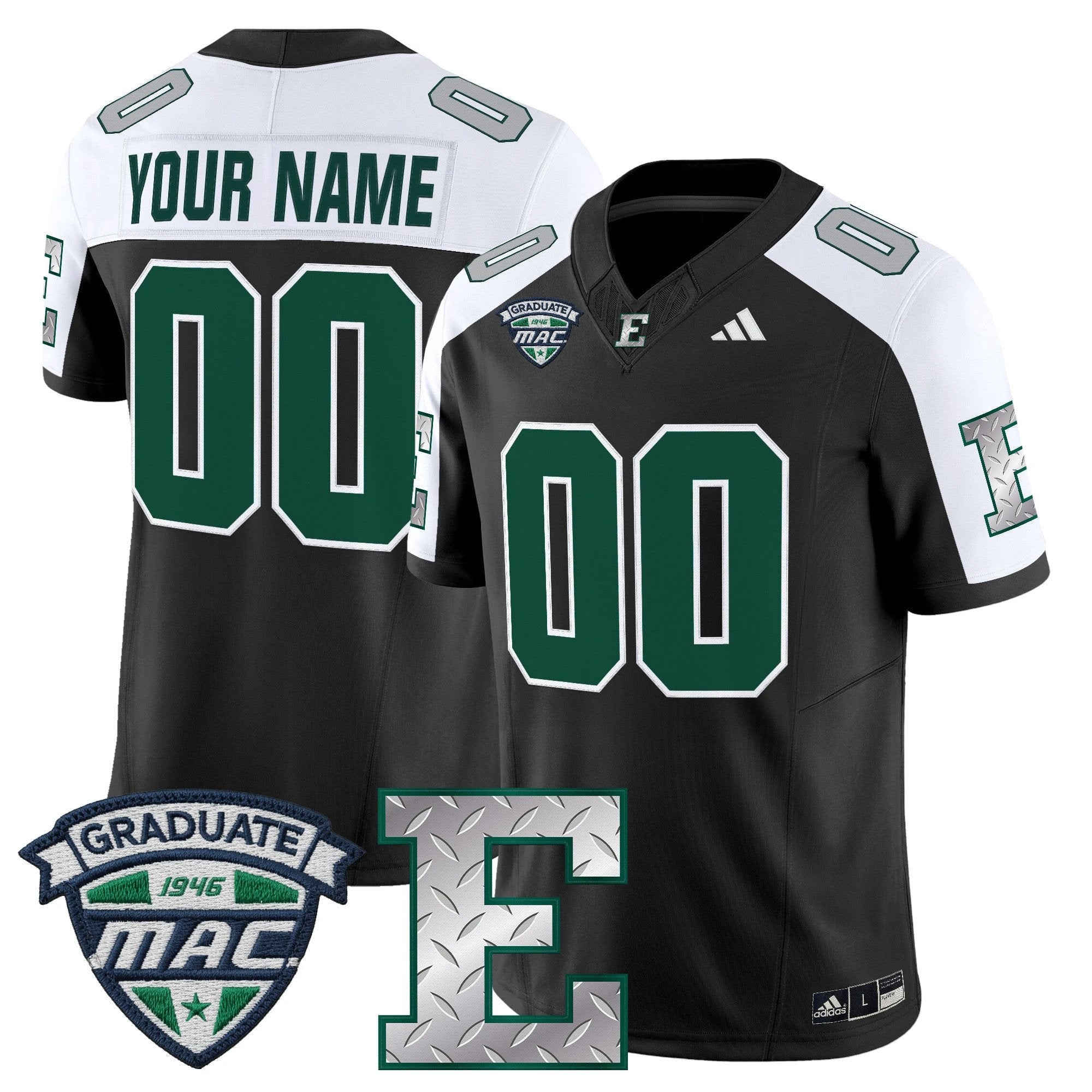 Eastern Michigan Eagles 2025 Vapor Limited Custom Jersey - All Stitched by Eastern Michigan Eagles