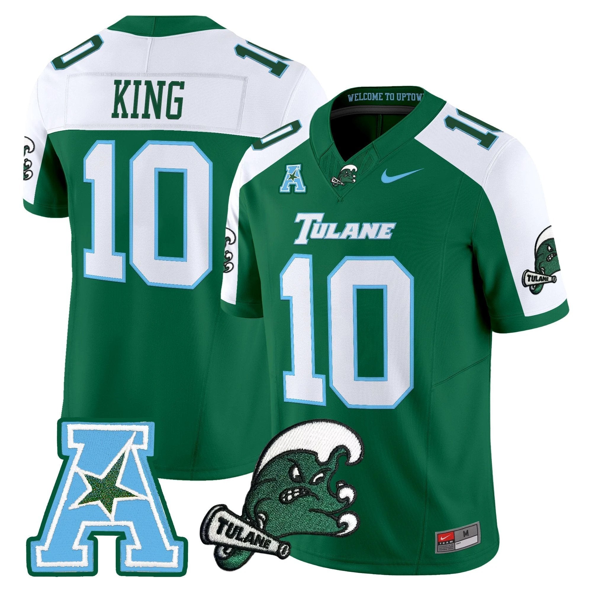 Tulane Green Wave 2025 Vapor Limited Jersey - All Stitched by Tulane Green Wave