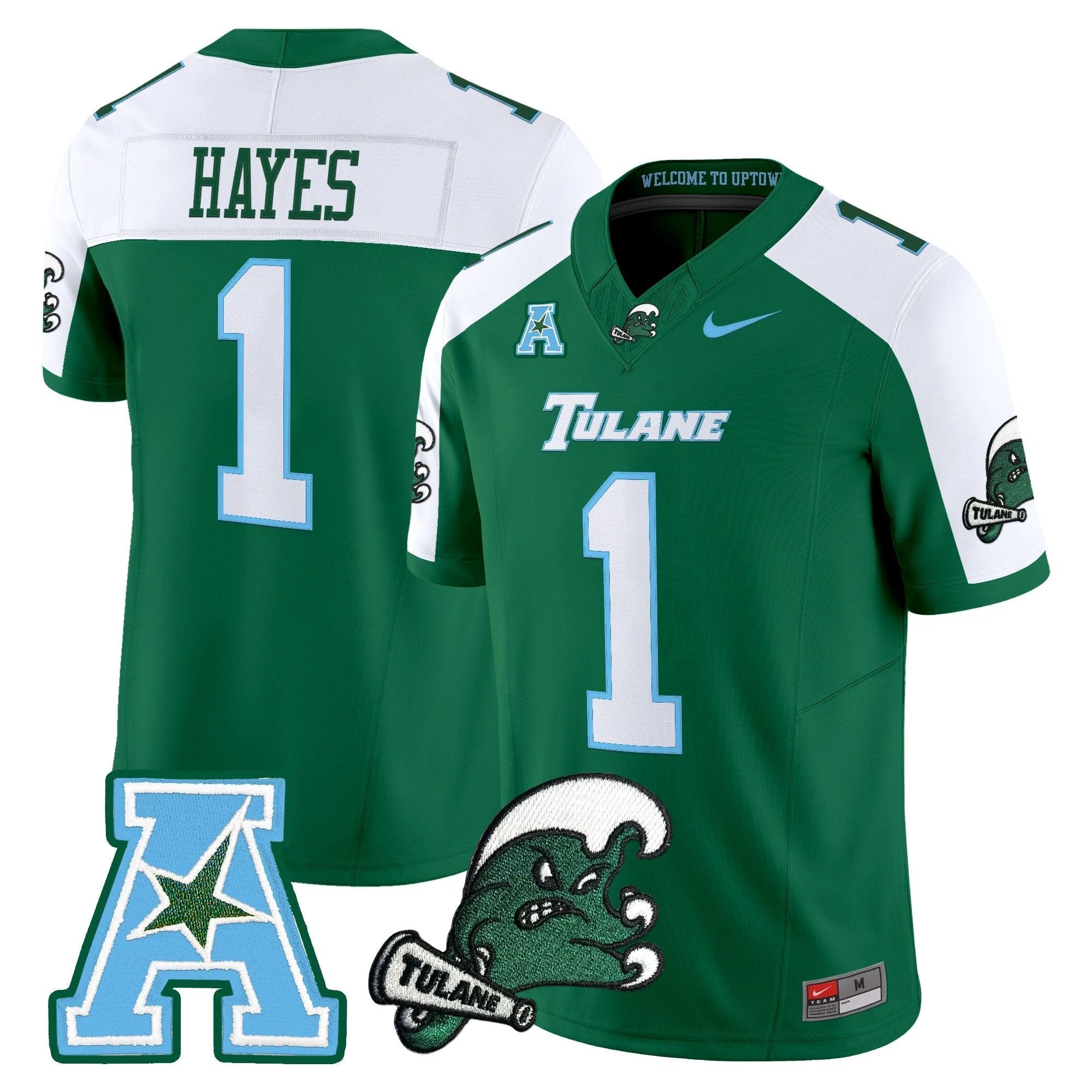 Tulane Green Wave 2025 Vapor Limited Jersey - All Stitched by Tulane Green Wave