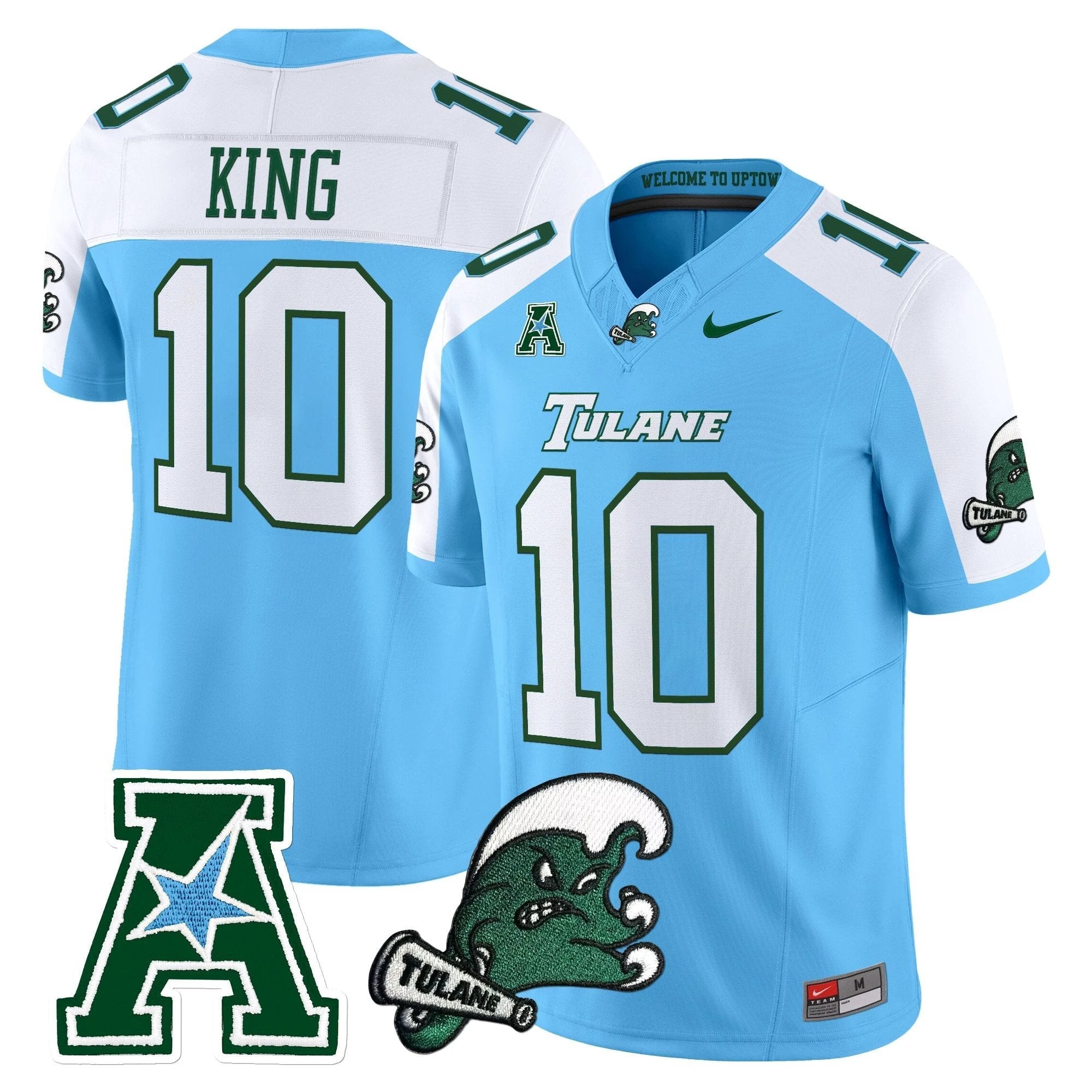 Tulane Green Wave 2025 Vapor Limited Jersey - All Stitched by Tulane Green Wave