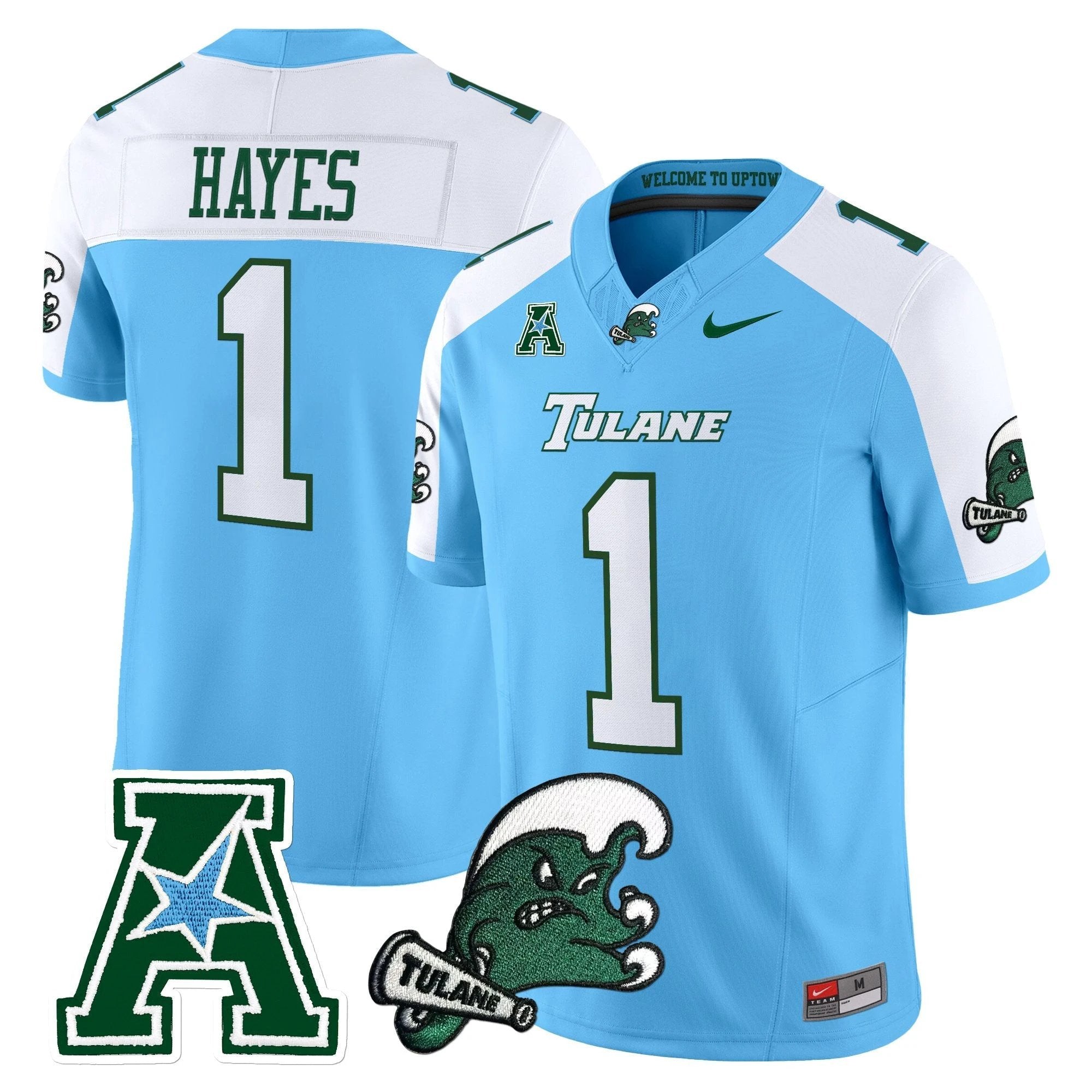 Tulane Green Wave 2025 Vapor Limited Jersey - All Stitched by Tulane Green Wave