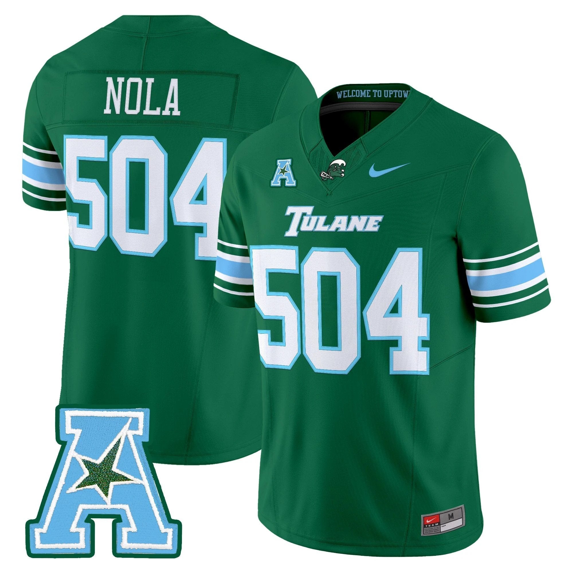 Tulane Green Wave 2025 Vapor Limited Jersey - All Stitched by Tulane Green Wave
