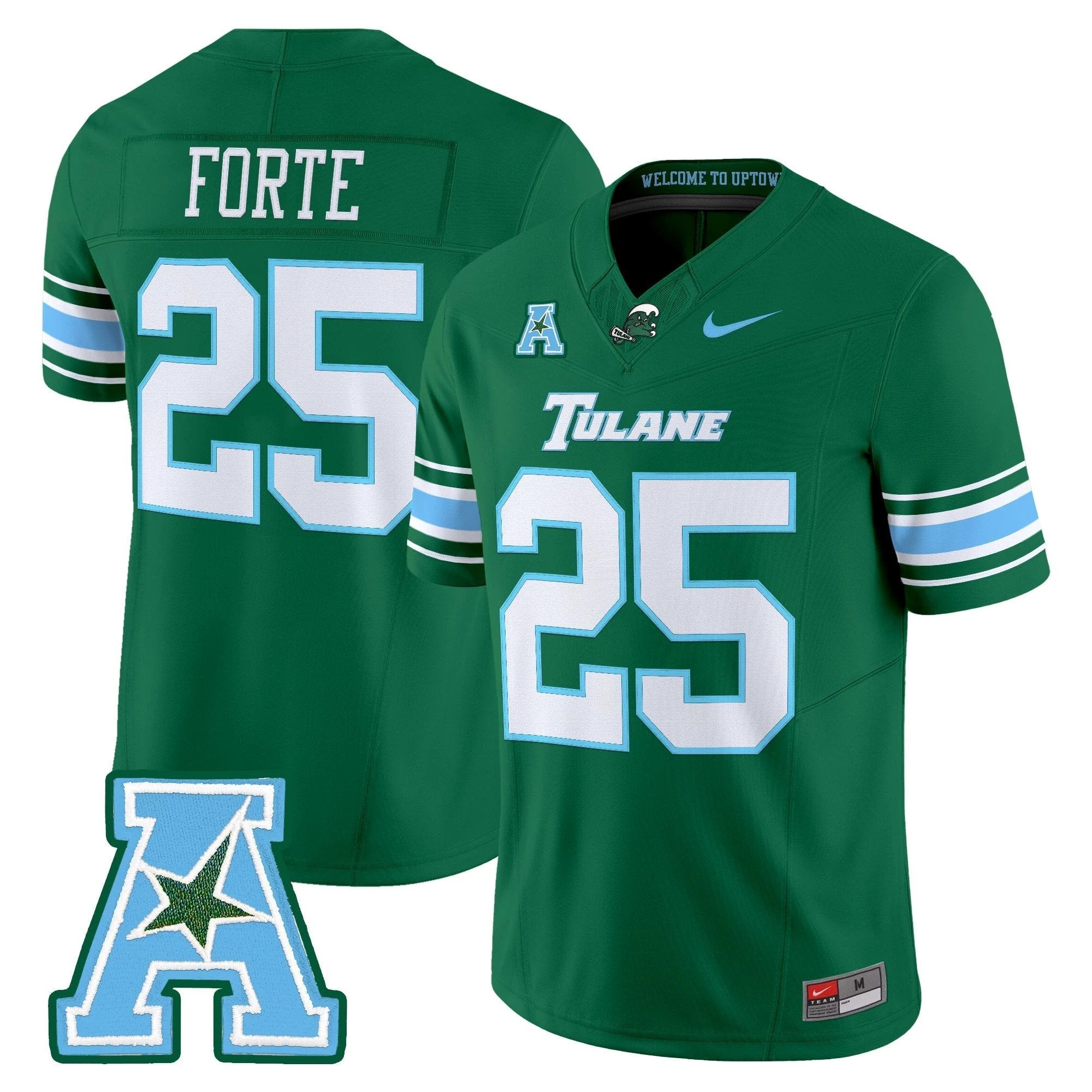 Tulane Green Wave 2025 Vapor Limited Jersey - All Stitched by Tulane Green Wave