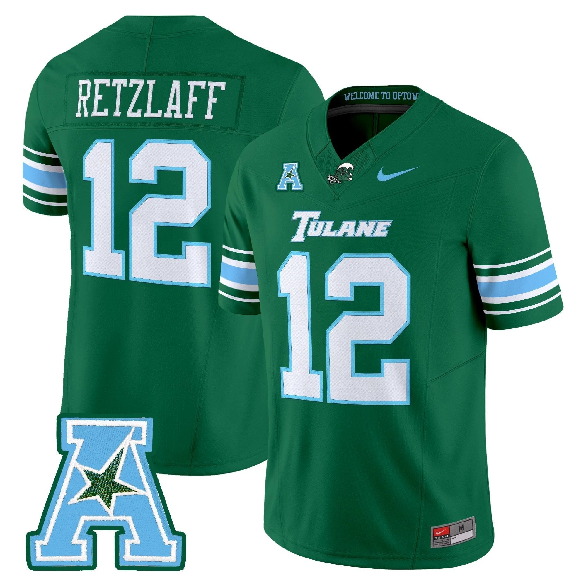 Tulane Green Wave 2025 Vapor Limited Jersey - All Stitched by Tulane Green Wave