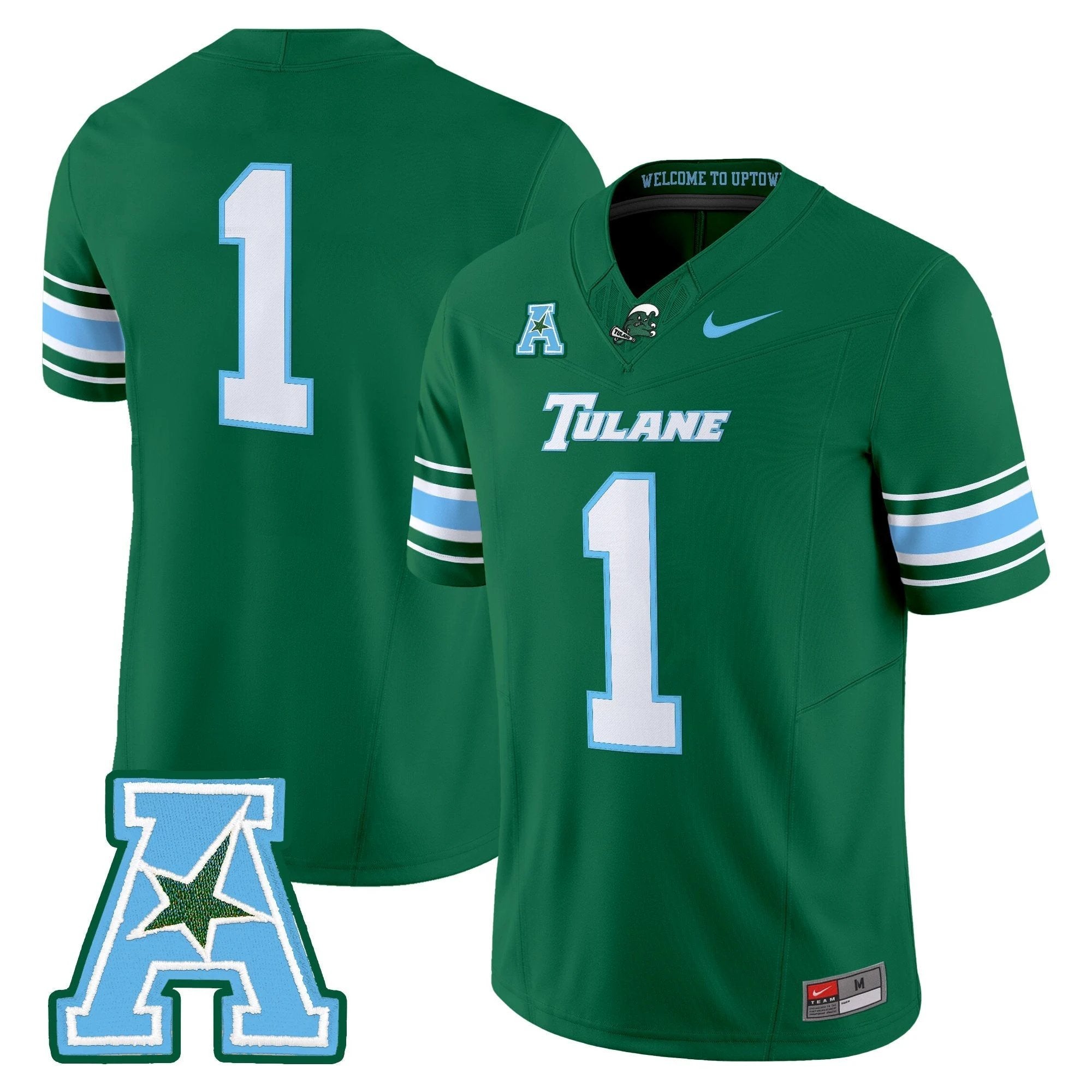 Tulane Green Wave 2025 Vapor Limited Jersey - All Stitched by Tulane Green Wave
