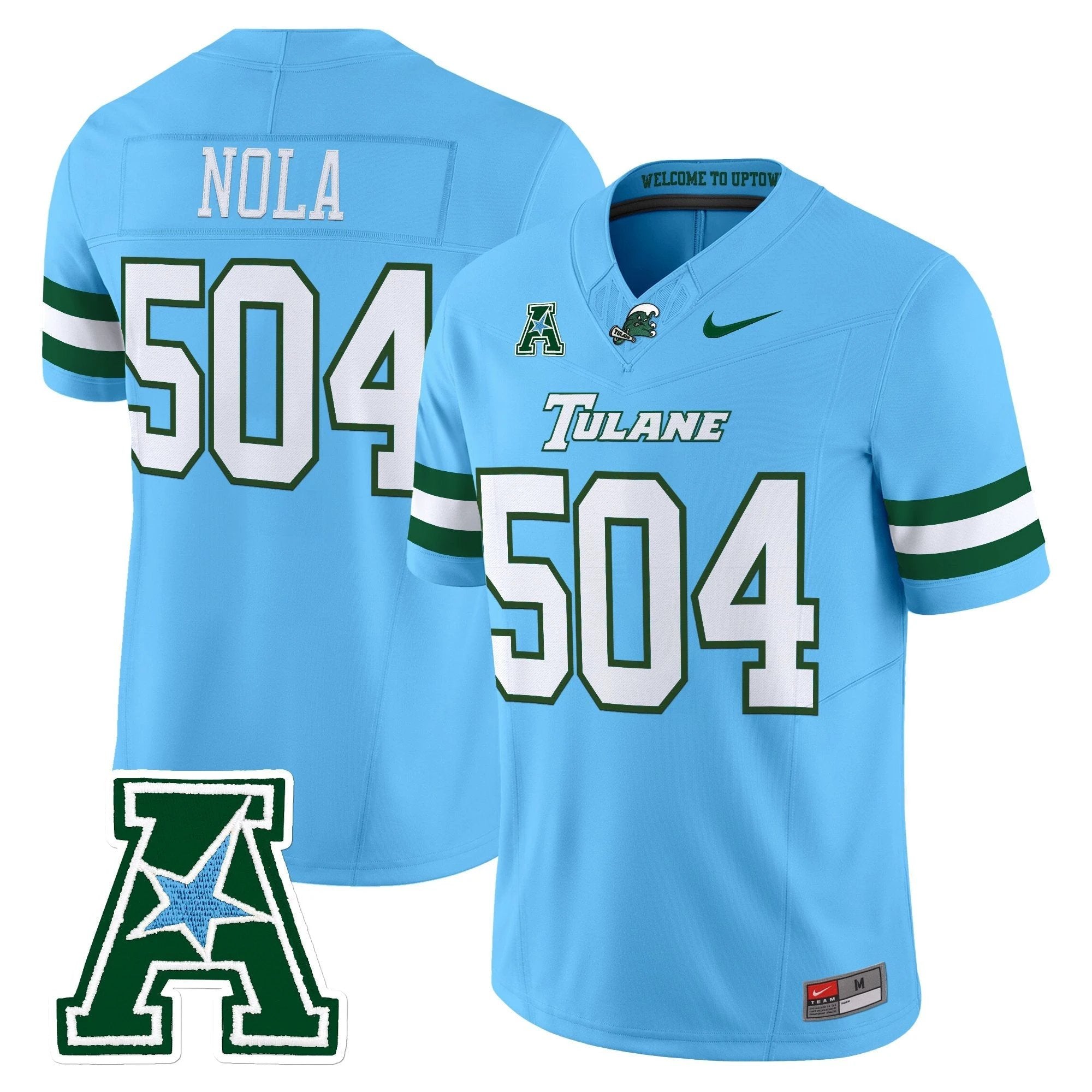 Tulane Green Wave 2025 Vapor Limited Jersey - All Stitched by Tulane Green Wave