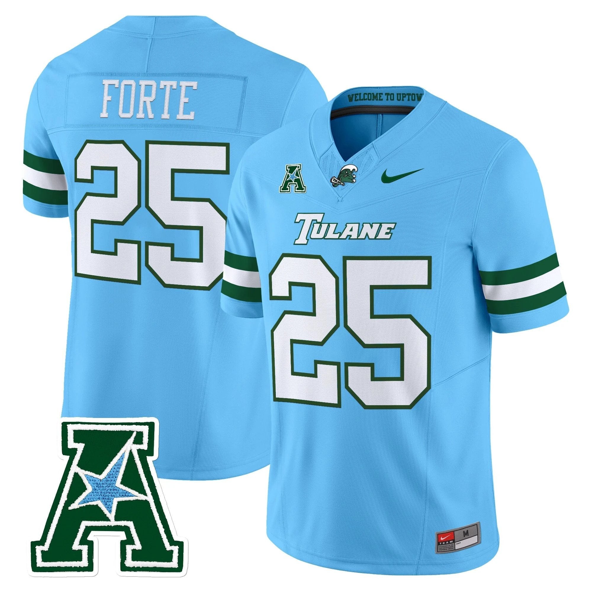 Tulane Green Wave 2025 Vapor Limited Jersey - All Stitched by Tulane Green Wave