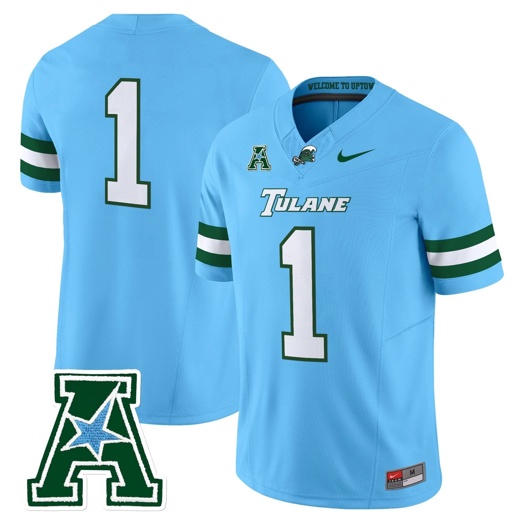 Tulane Green Wave 2025 Vapor Limited Jersey - All Stitched by Tulane Green Wave