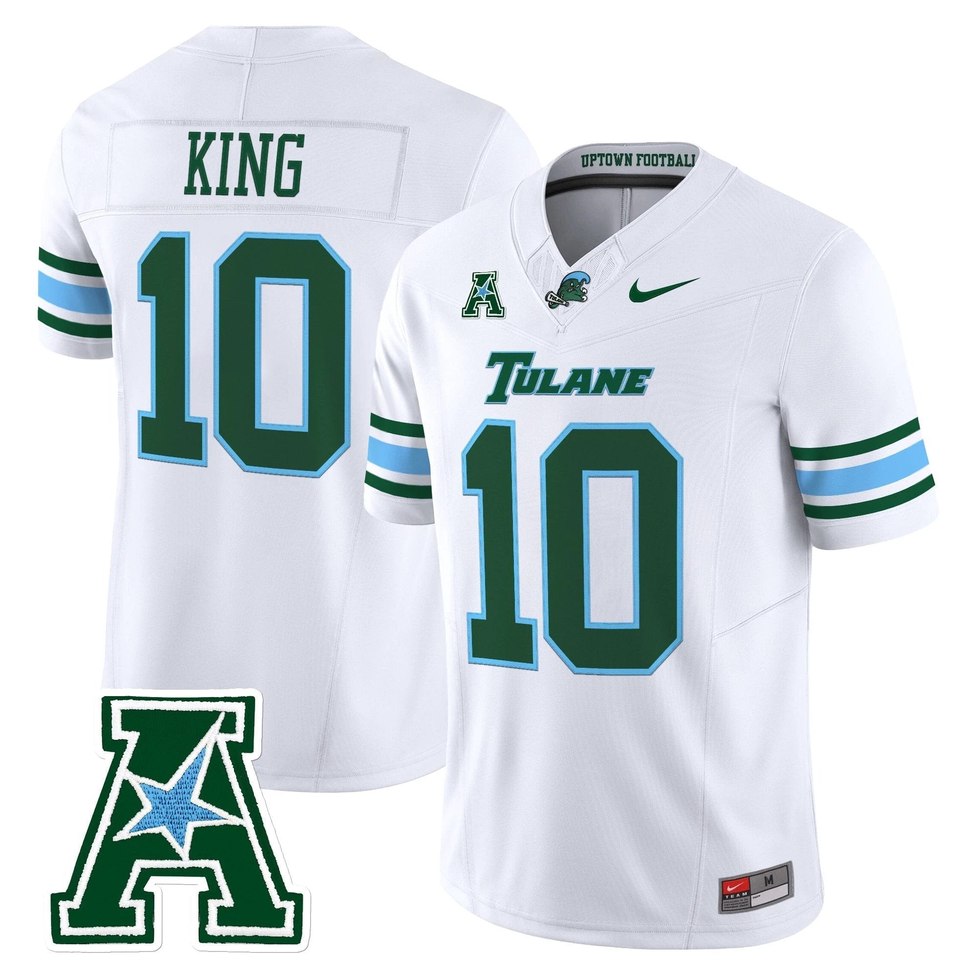 Tulane Green Wave 2025 Vapor Limited Jersey - All Stitched by Tulane Green Wave
