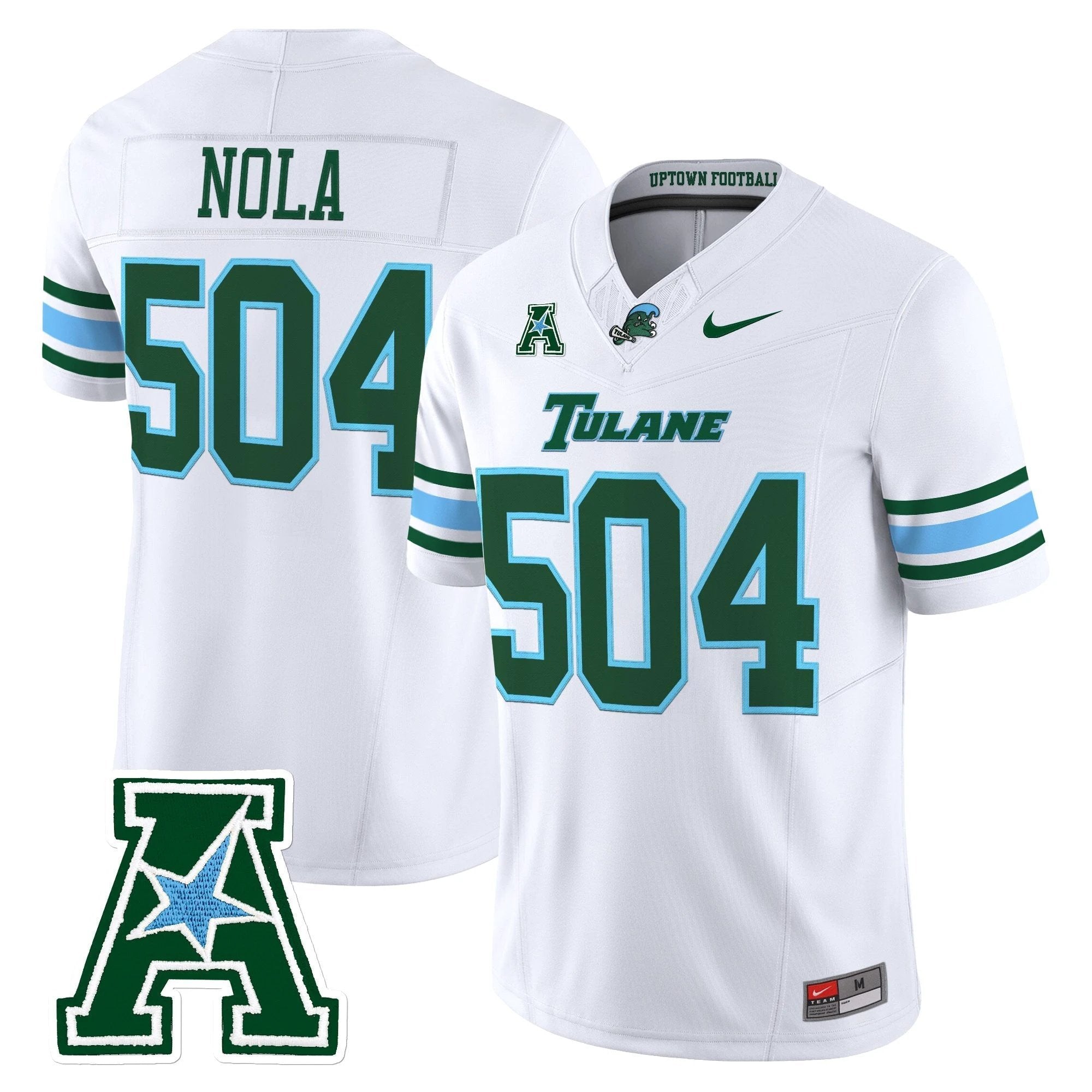 Tulane Green Wave 2025 Vapor Limited Jersey - All Stitched by Tulane Green Wave