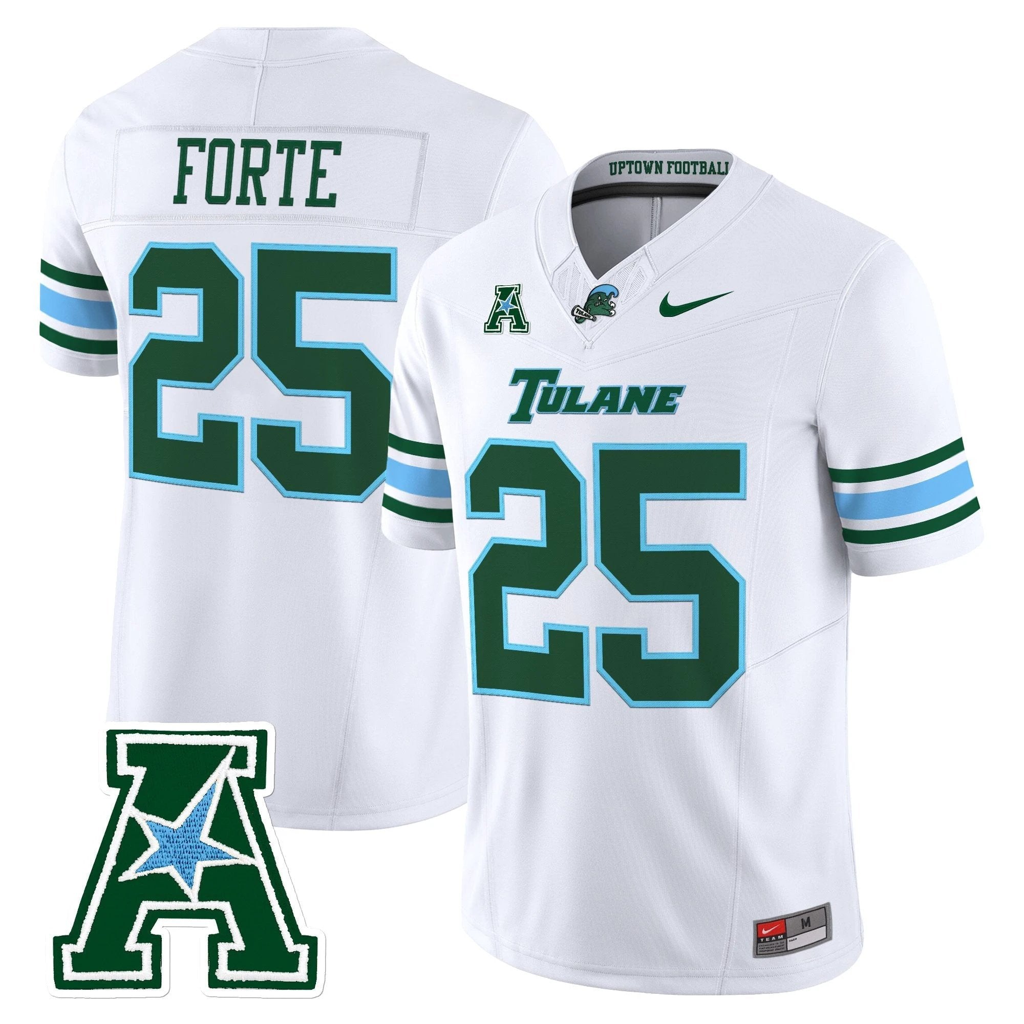 Tulane Green Wave 2025 Vapor Limited Jersey - All Stitched by Tulane Green Wave