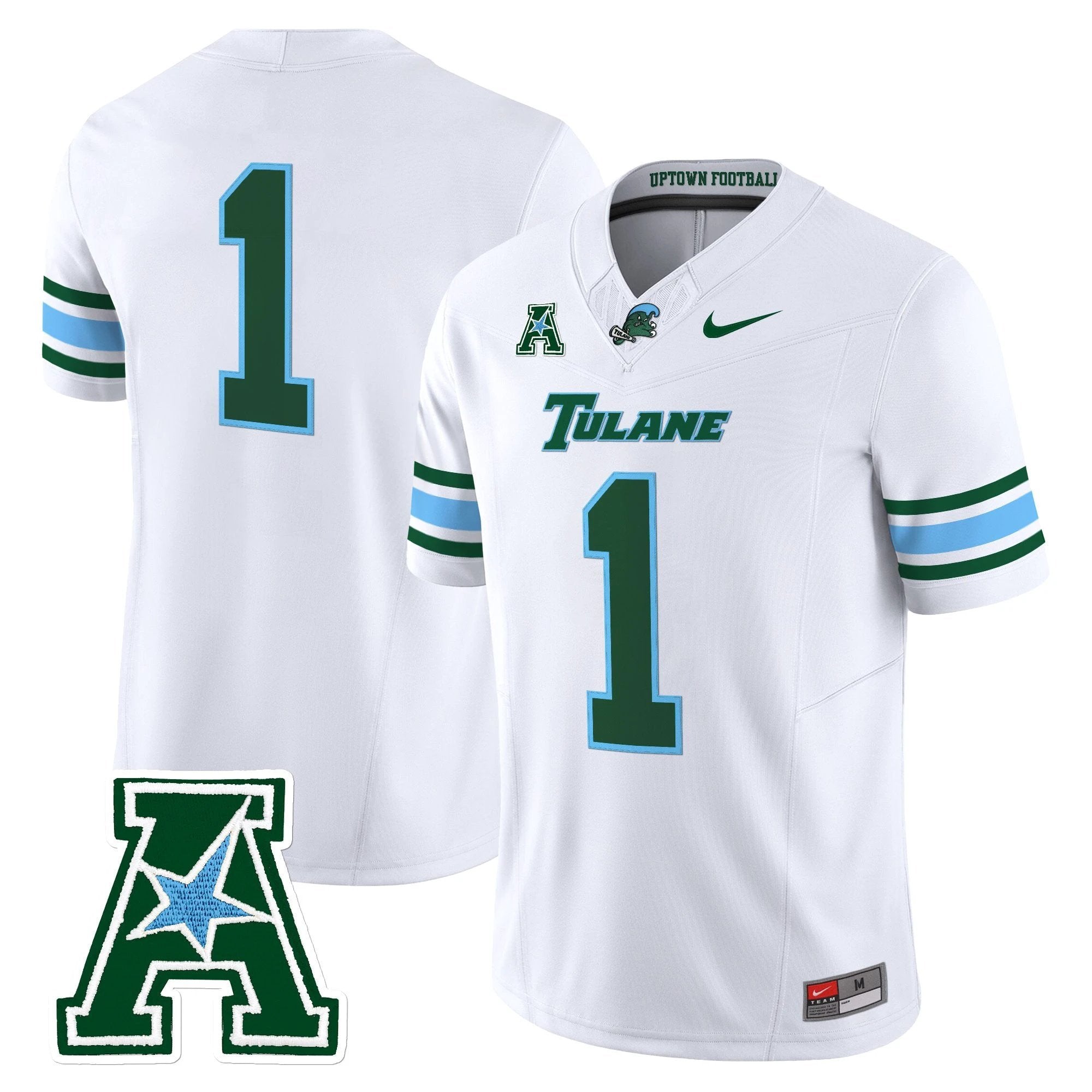 Tulane Green Wave 2025 Vapor Limited Jersey - All Stitched by Tulane Green Wave