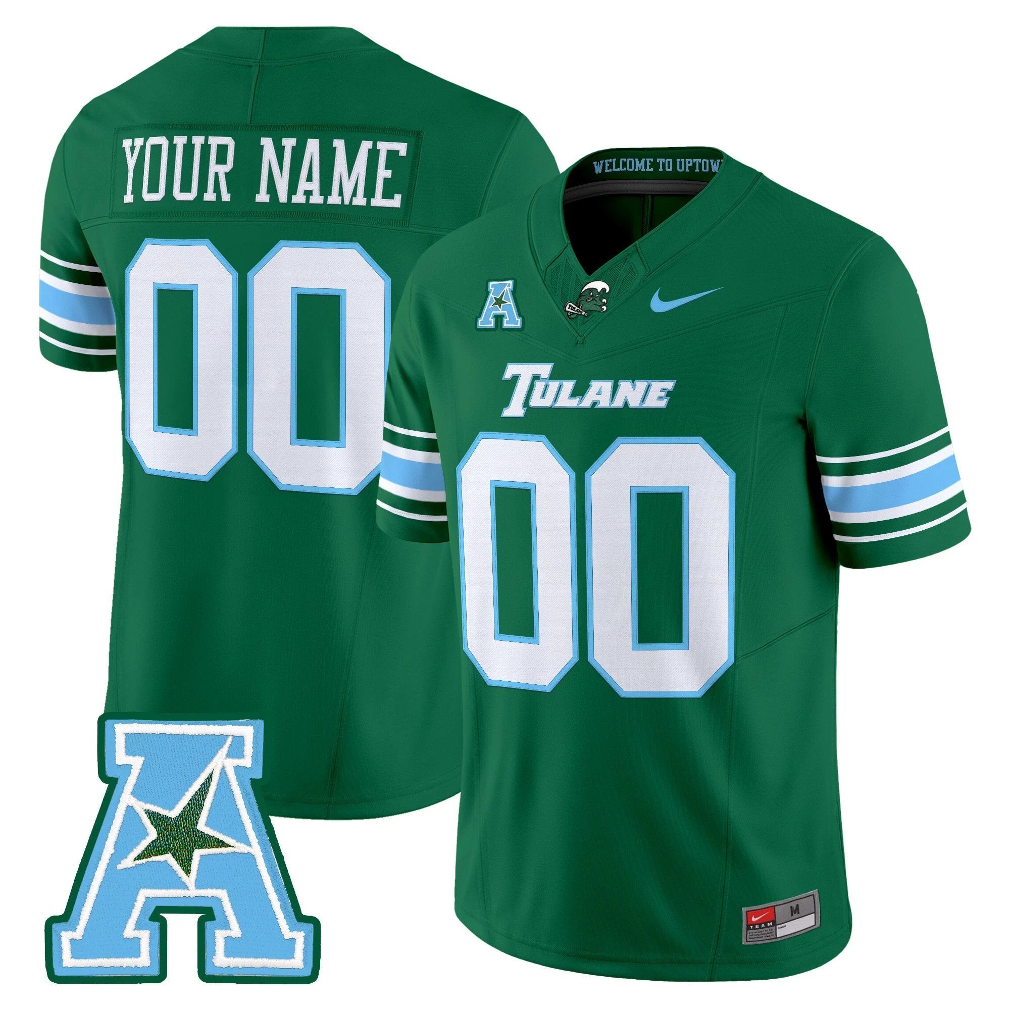 Tulane Green Wave 2025 Vapor Limited Custom Jersey - All Stitched by Tulane Green Wave