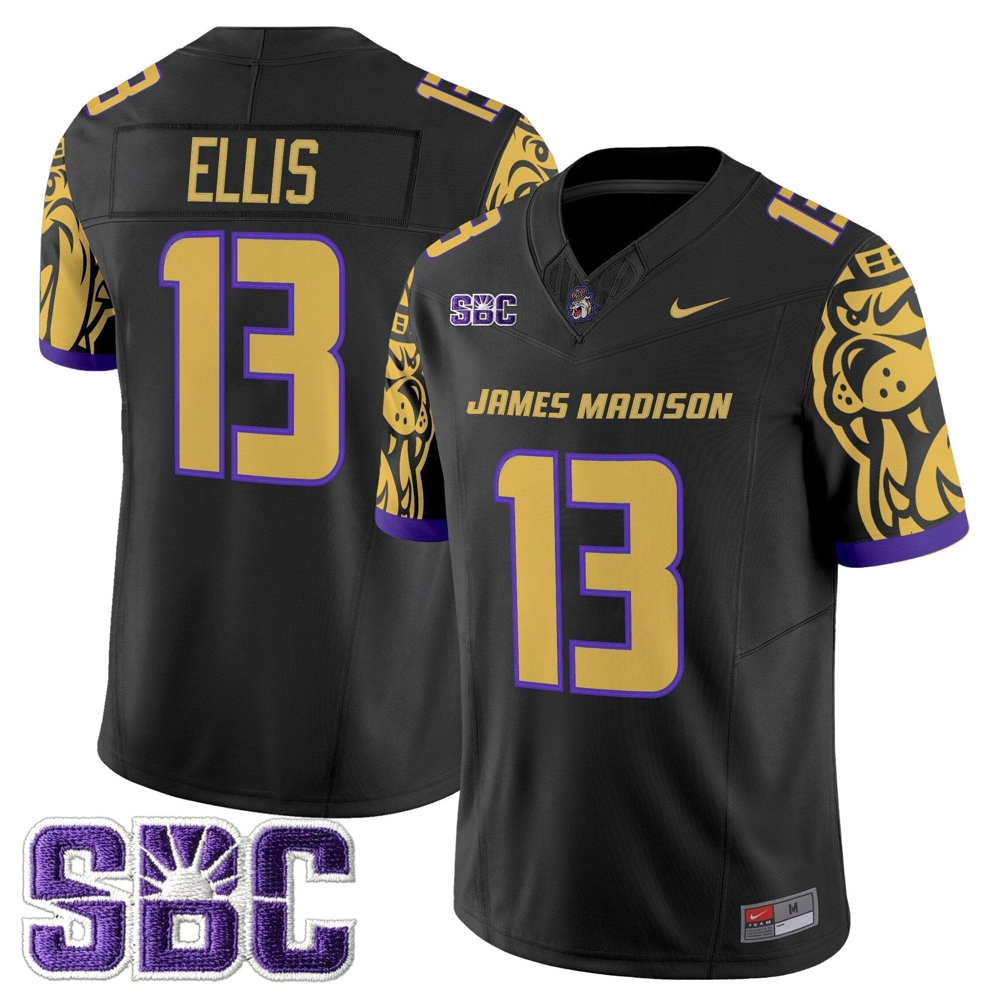 James Madison Dukes 2025 Vapor Limited Jersey V2 - All Stitched by James Madison Dukes