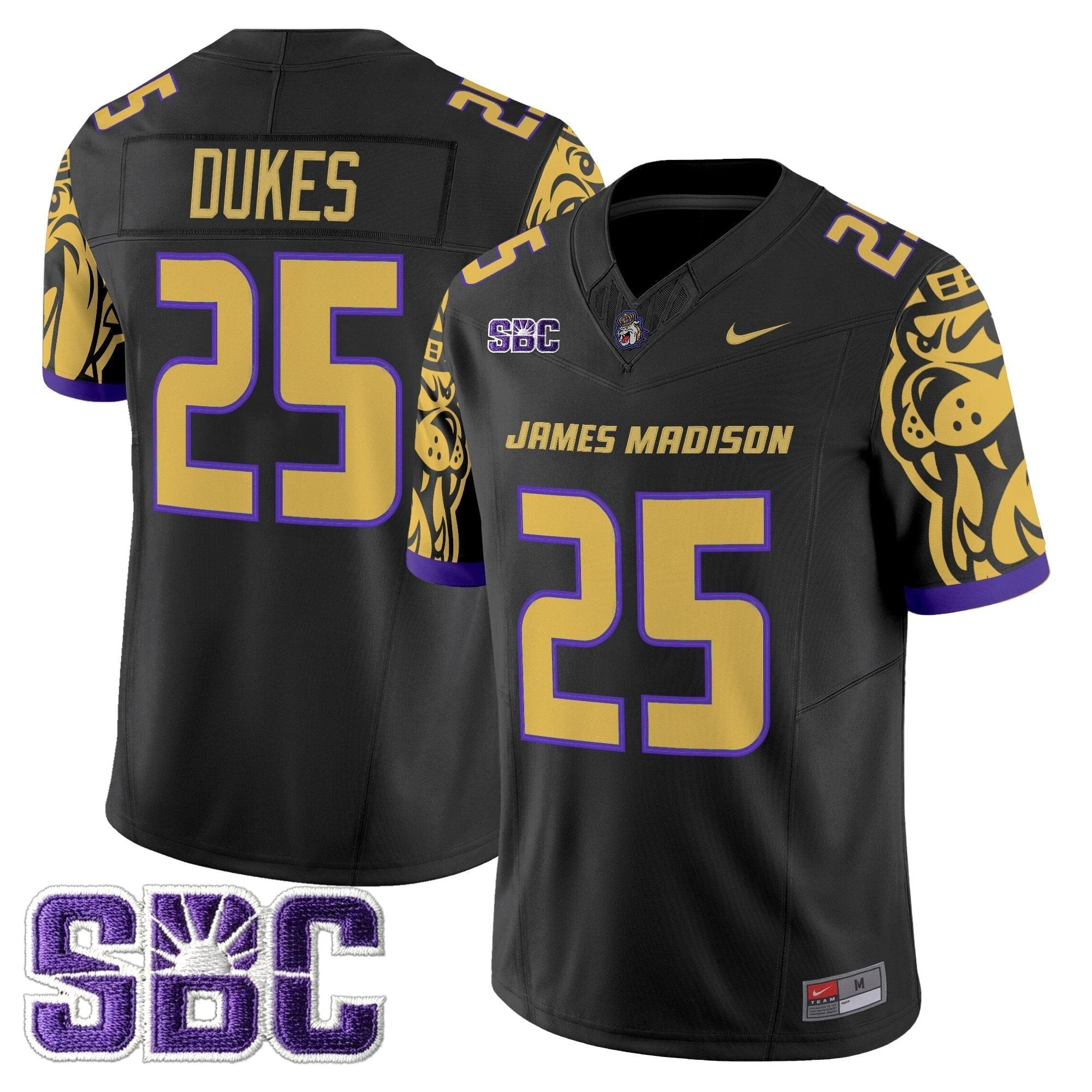 James Madison Dukes 2025 Vapor Limited Jersey V2 - All Stitched by James Madison Dukes