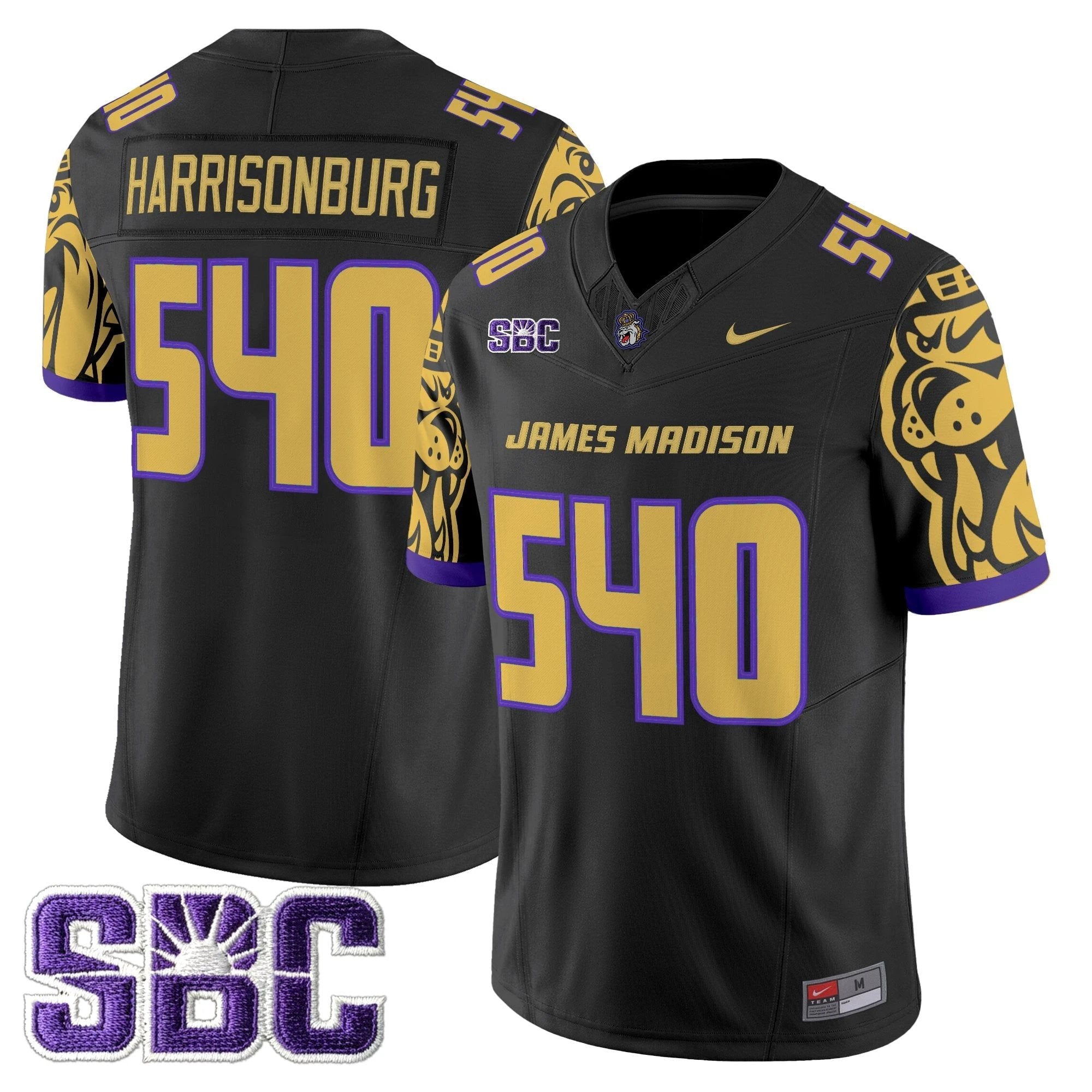 James Madison Dukes 2025 Vapor Limited Jersey V2 - All Stitched by James Madison Dukes