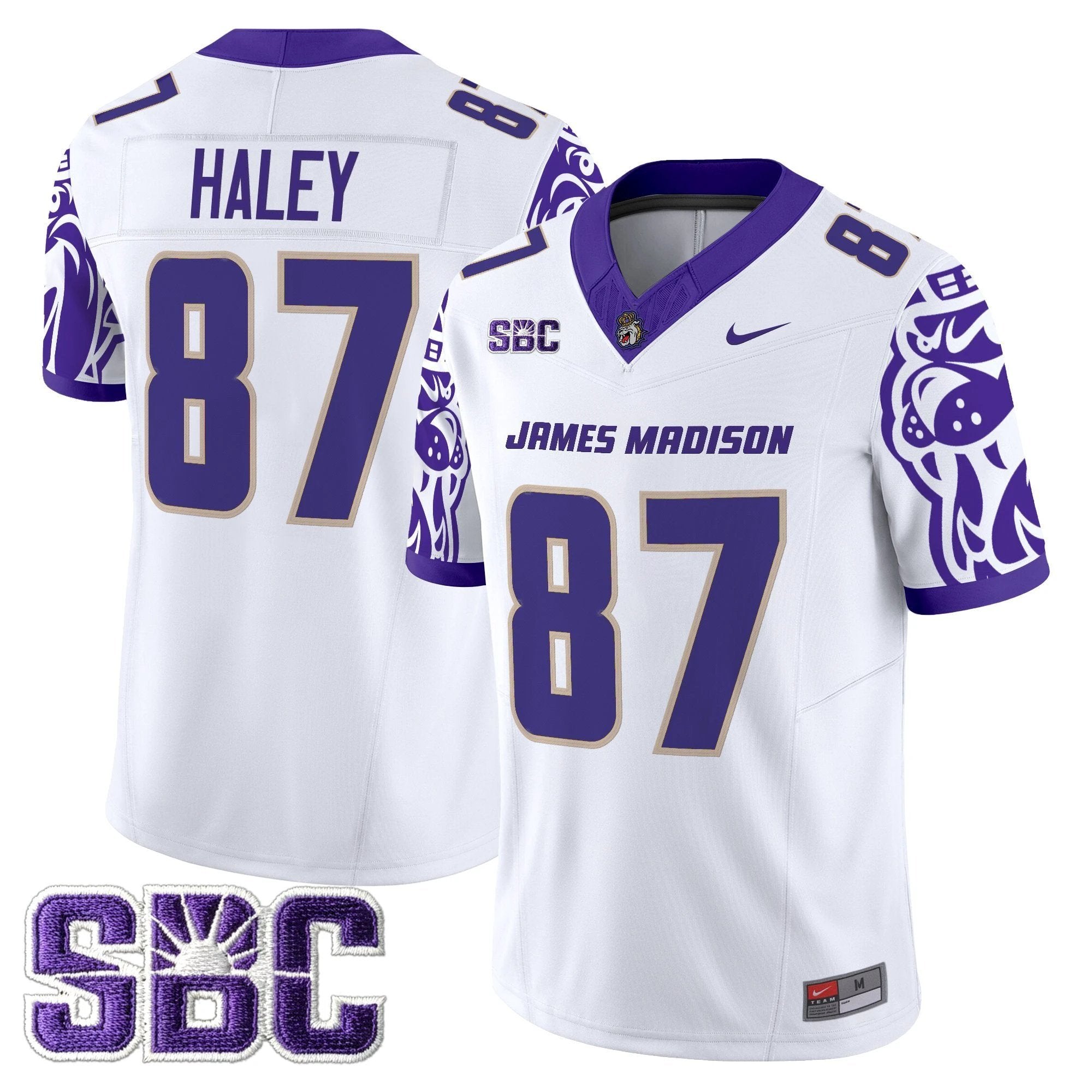 James Madison Dukes 2025 Vapor Limited Jersey V2 - All Stitched by James Madison Dukes