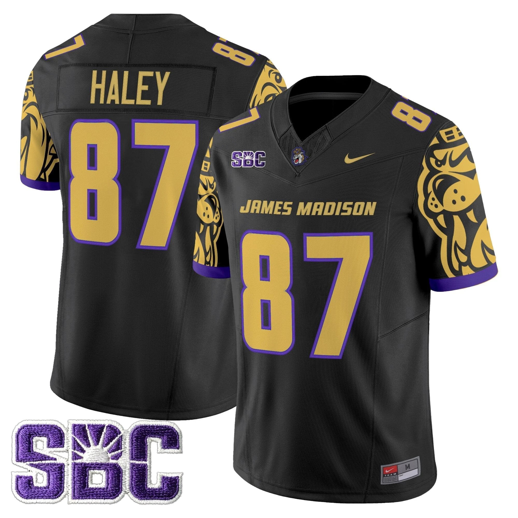 James Madison Dukes 2025 Vapor Limited Jersey V2 - All Stitched by James Madison Dukes
