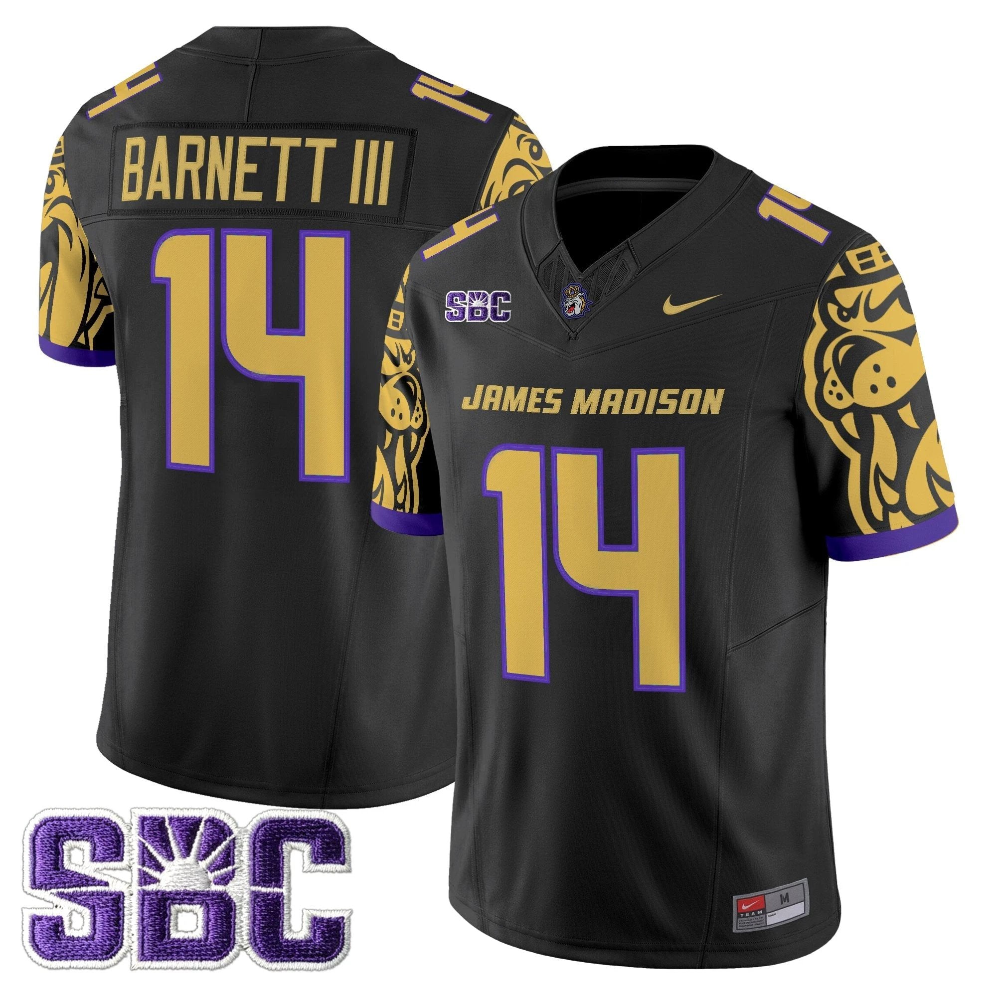 James Madison Dukes 2025 Vapor Limited Jersey V2 - All Stitched by James Madison Dukes