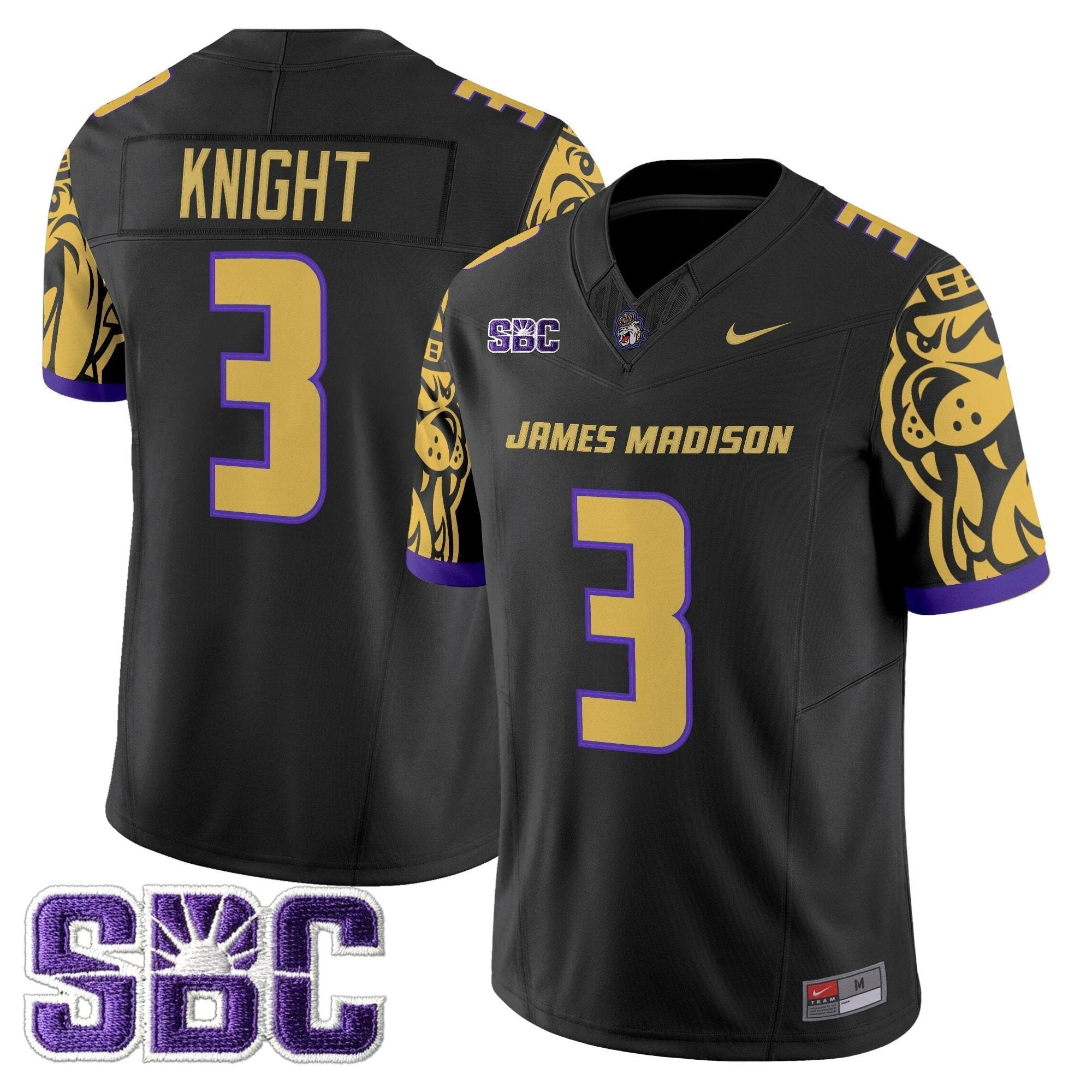 James Madison Dukes 2025 Vapor Limited Jersey V2 - All Stitched by James Madison Dukes