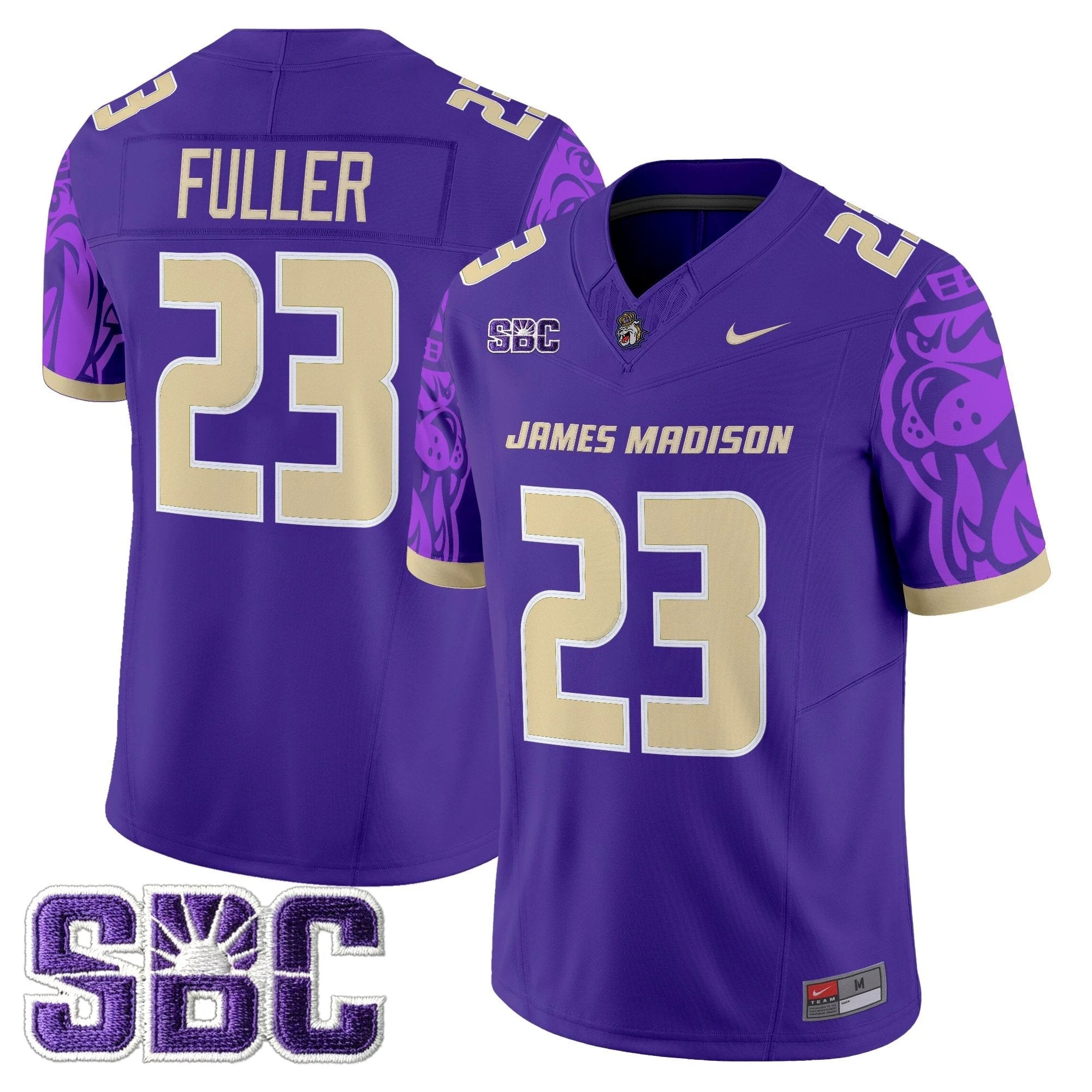 James Madison Dukes 2025 Vapor Limited Jersey V2 - All Stitched by James Madison Dukes