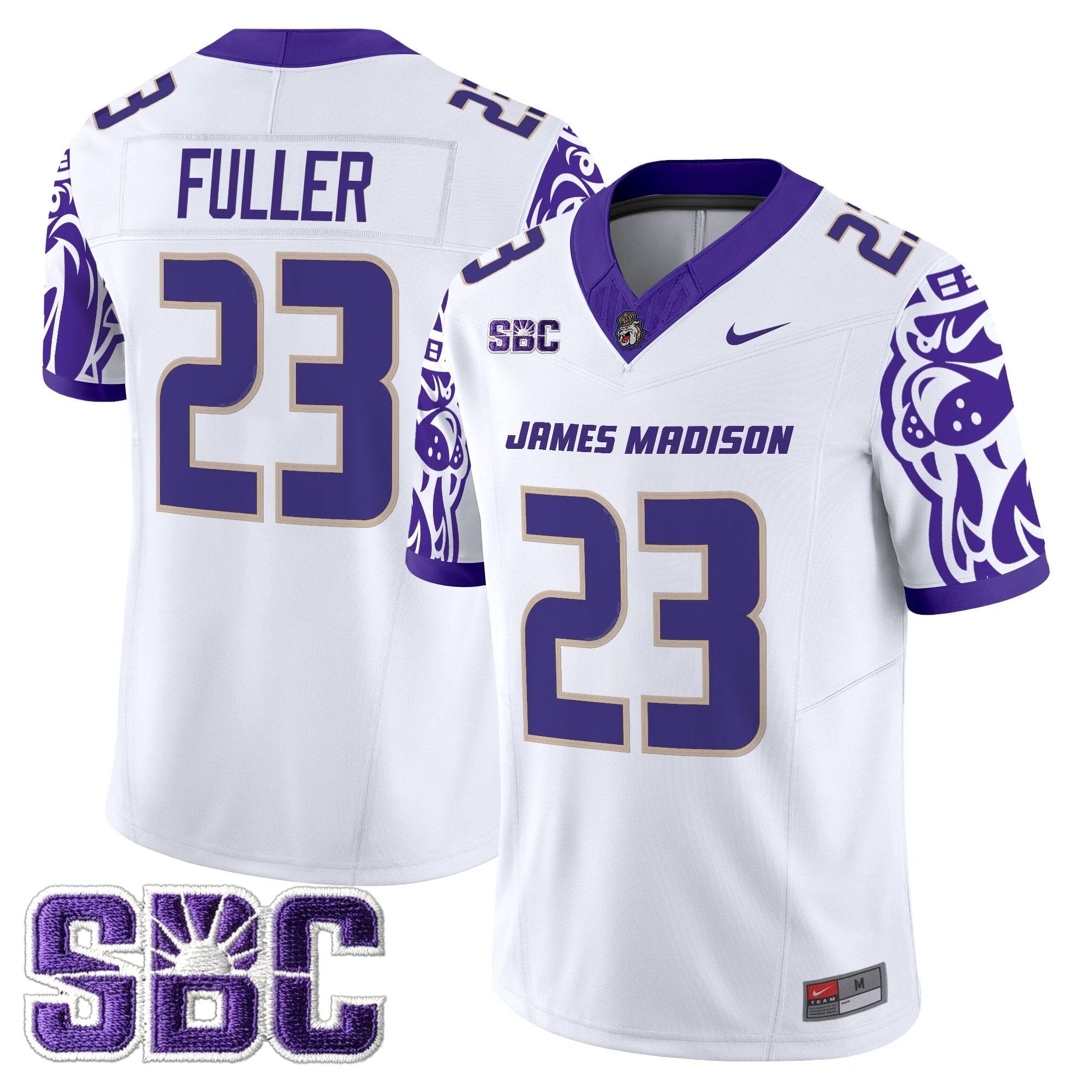 James Madison Dukes 2025 Vapor Limited Jersey V2 - All Stitched by James Madison Dukes