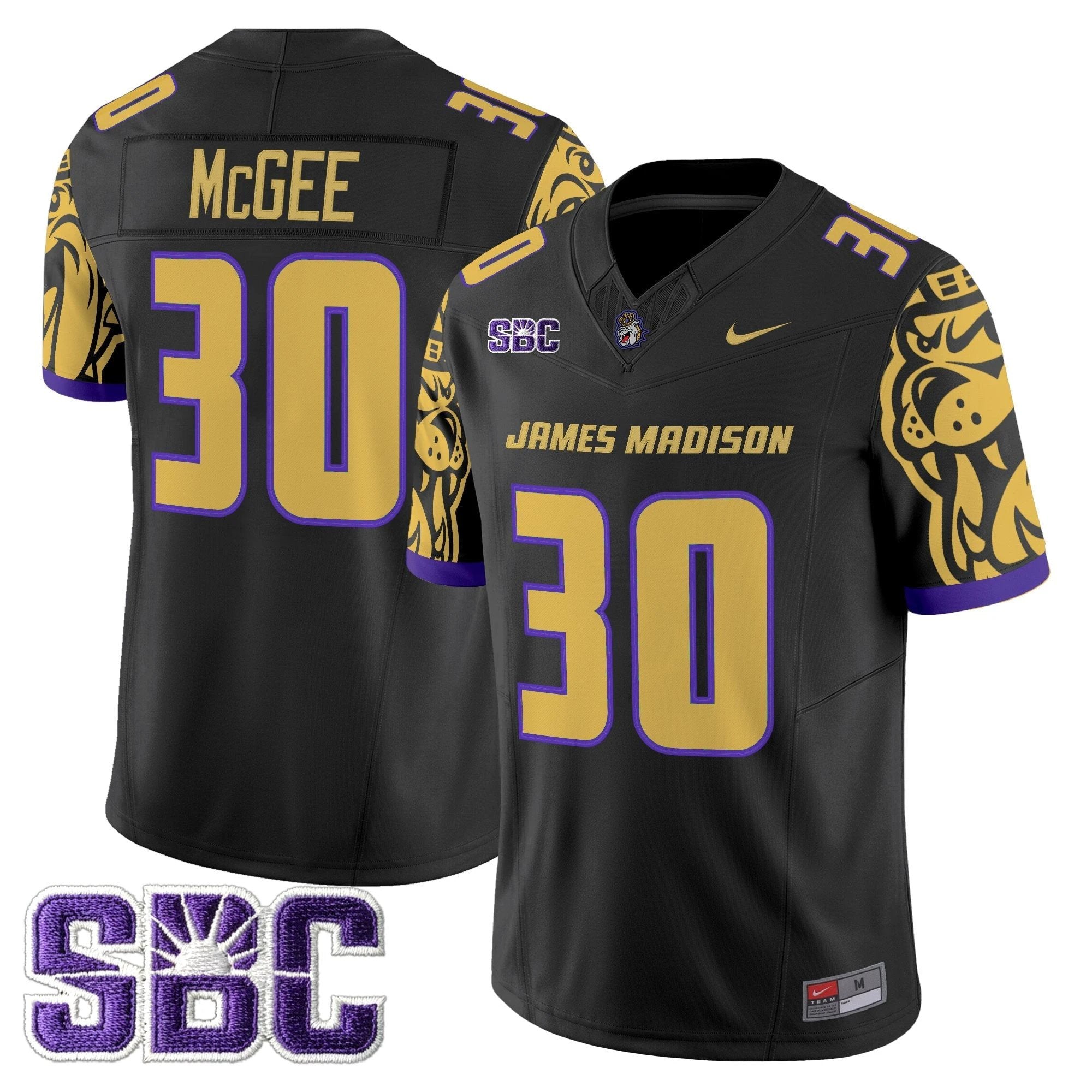 James Madison Dukes 2025 Vapor Limited Jersey V2 - All Stitched by James Madison Dukes