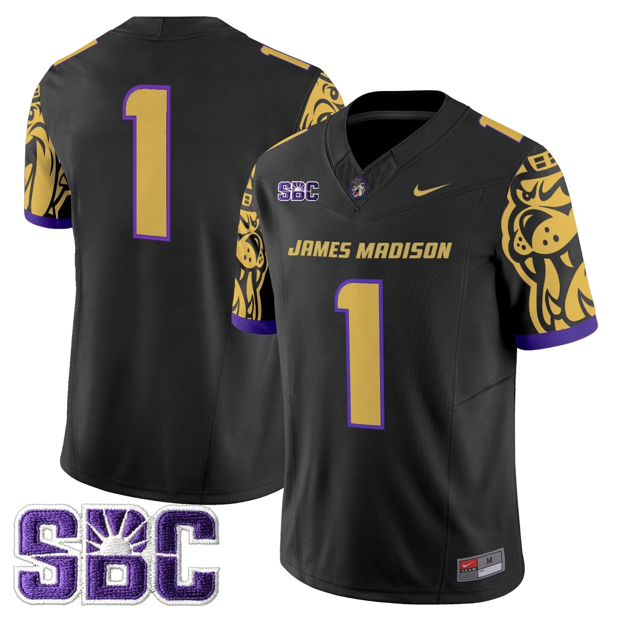 James Madison Dukes 2025 Vapor Limited Jersey V2 - All Stitched by James Madison Dukes