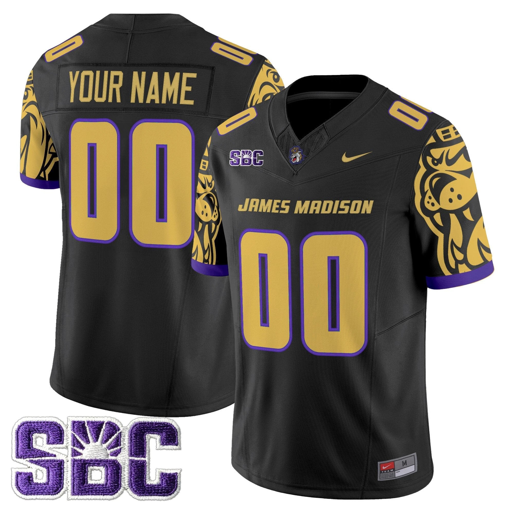 James Madison Dukes 2025 Vapor Limited Custom Jersey V2 - All Stitched by James Madison Dukes