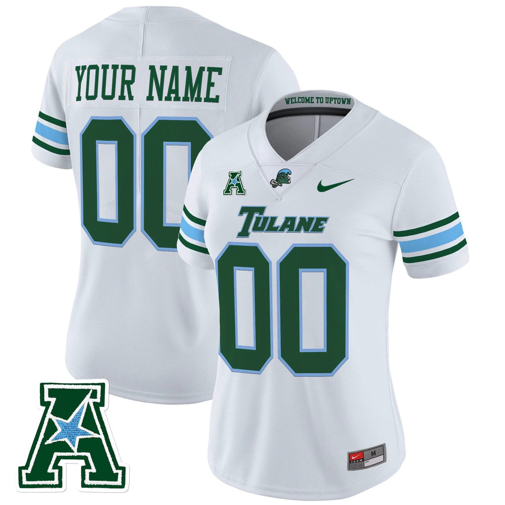 Tulane Green Wave 2025 Vapor Limited Custom Jersey - All Stitched by Tulane Green Wave