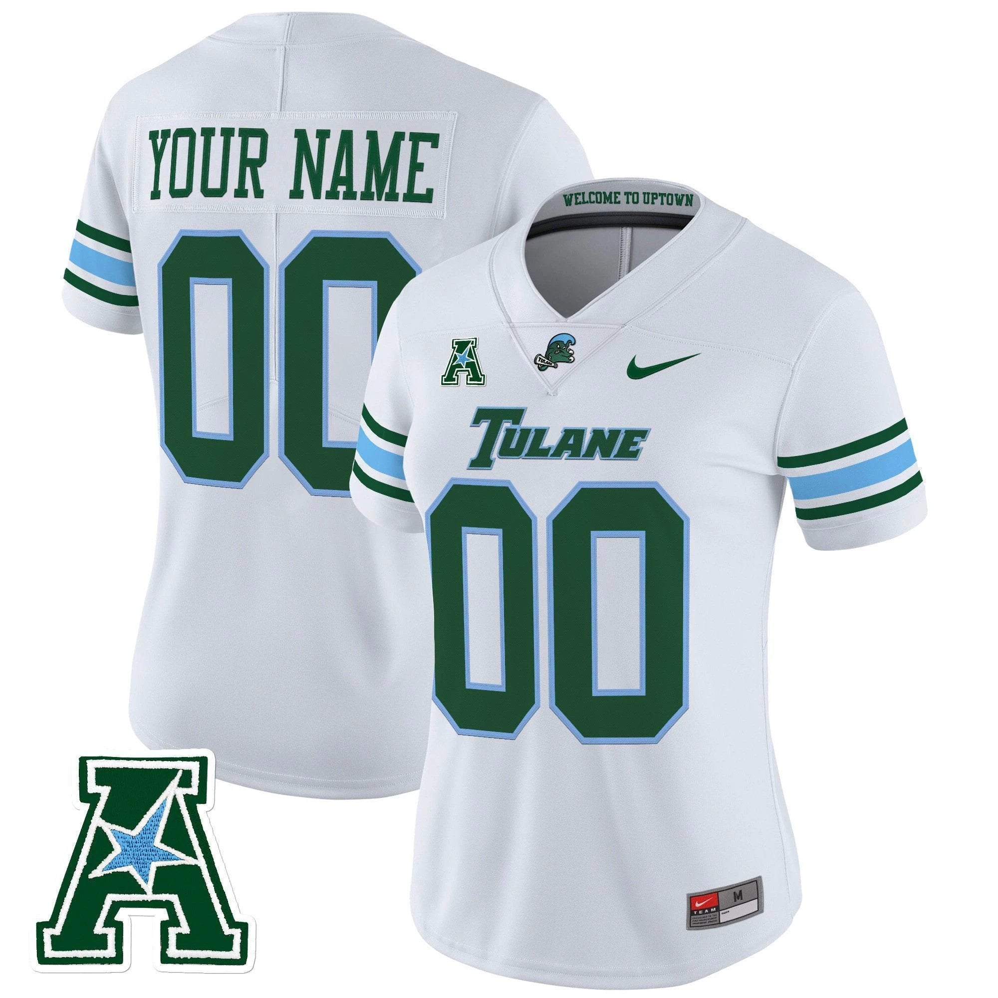 Tulane Green Wave 2025 Vapor Limited Custom Jersey - All Stitched by Tulane Green Wave