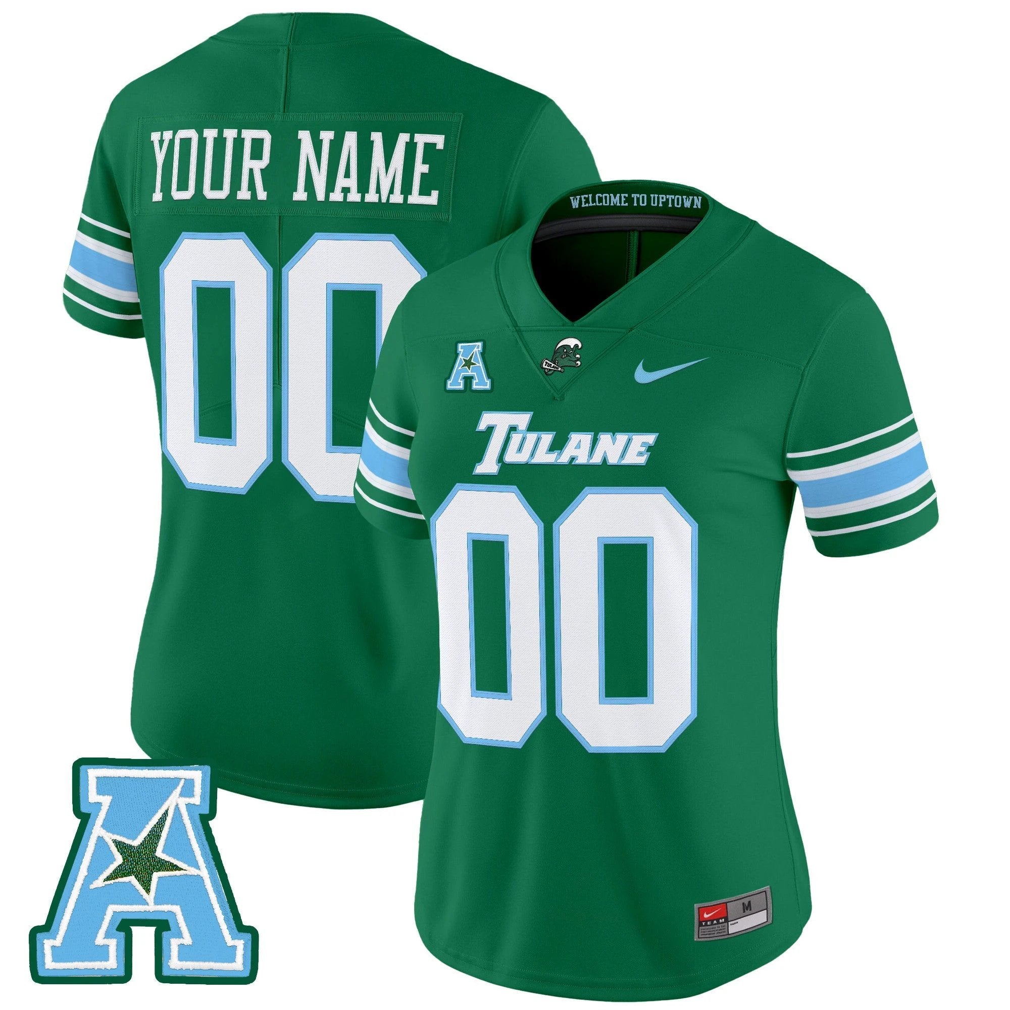Tulane Green Wave 2025 Vapor Limited Custom Jersey - All Stitched by Tulane Green Wave