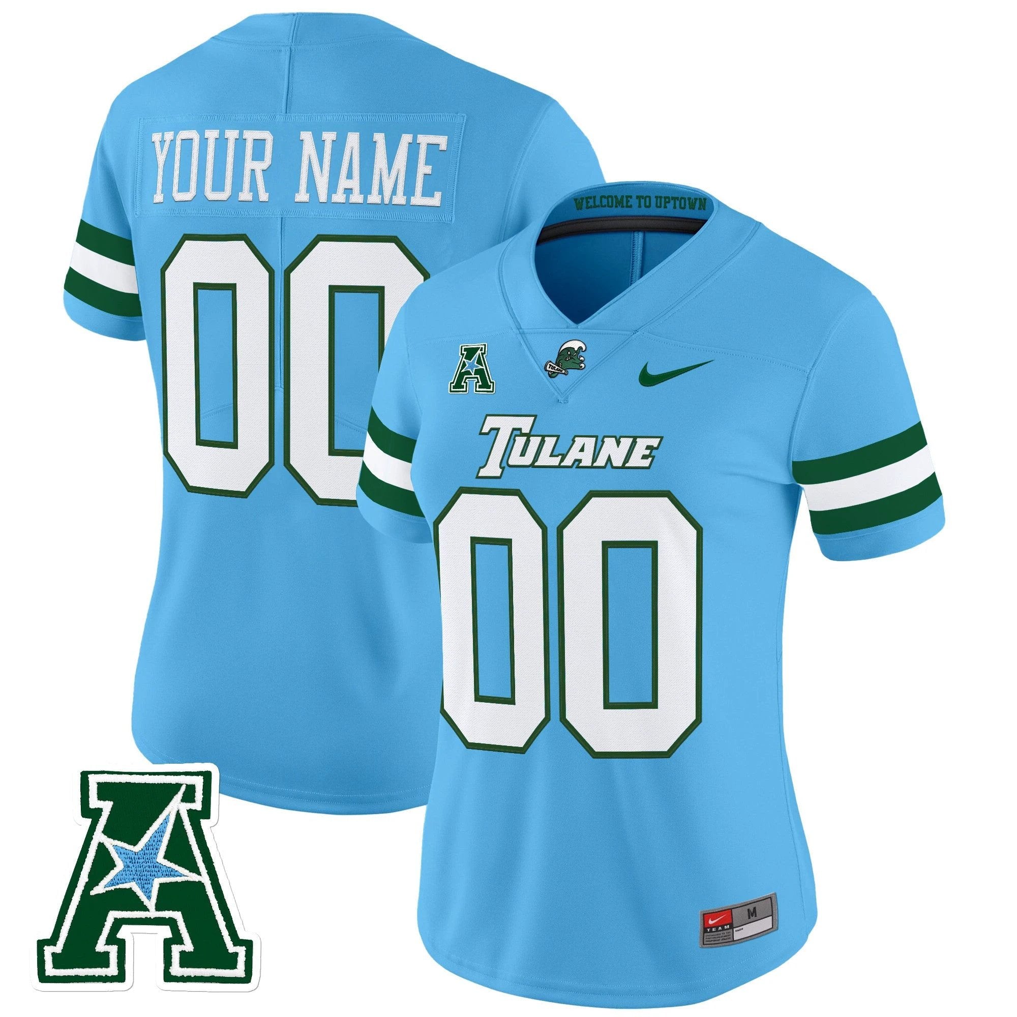 Tulane Green Wave 2025 Vapor Limited Custom Jersey - All Stitched by Tulane Green Wave