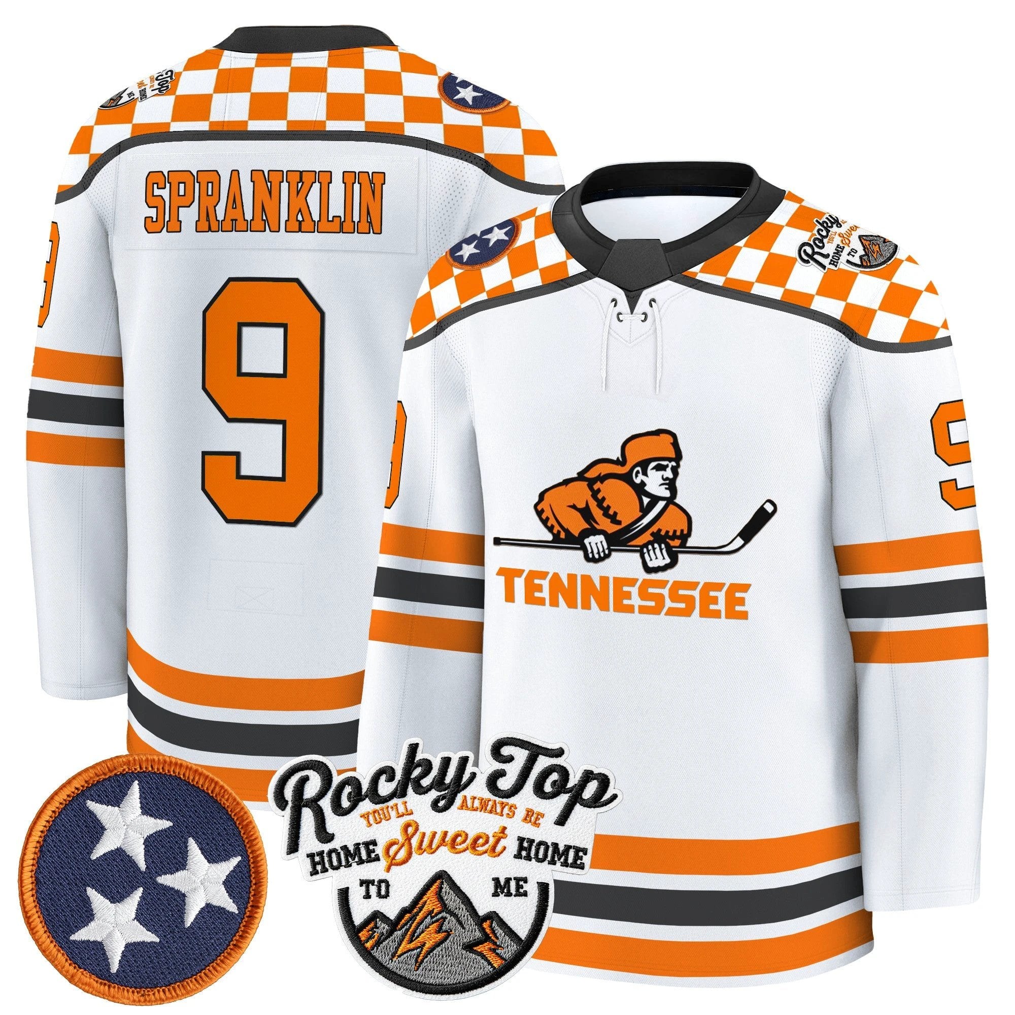 Men's Tennessee Volunteers 2025/26 Premium Jersey - All Stitched by bustlight