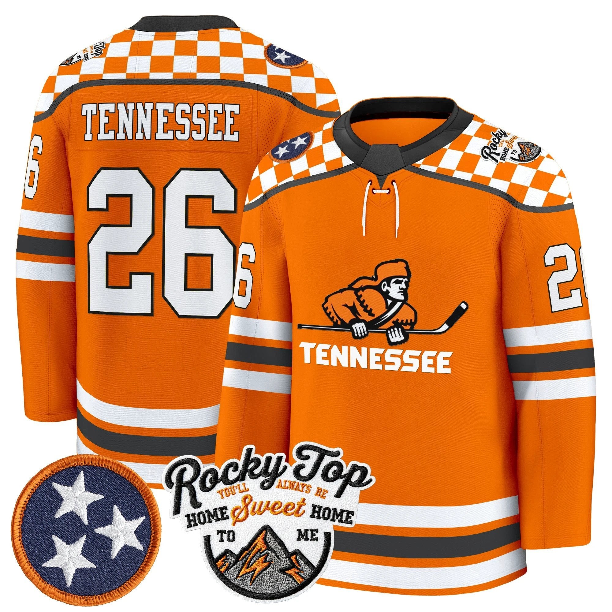Men's Tennessee Volunteers 2025/26 Premium Jersey - All Stitched by bustlight