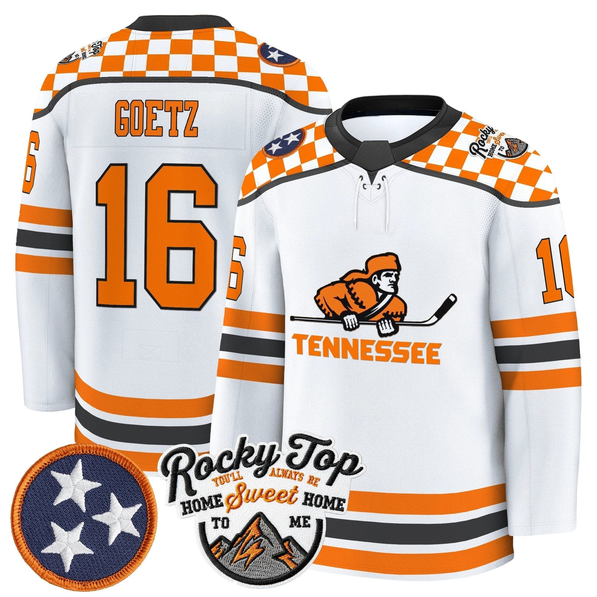 Men's Tennessee Volunteers 2025/26 Premium Jersey - All Stitched by bustlight
