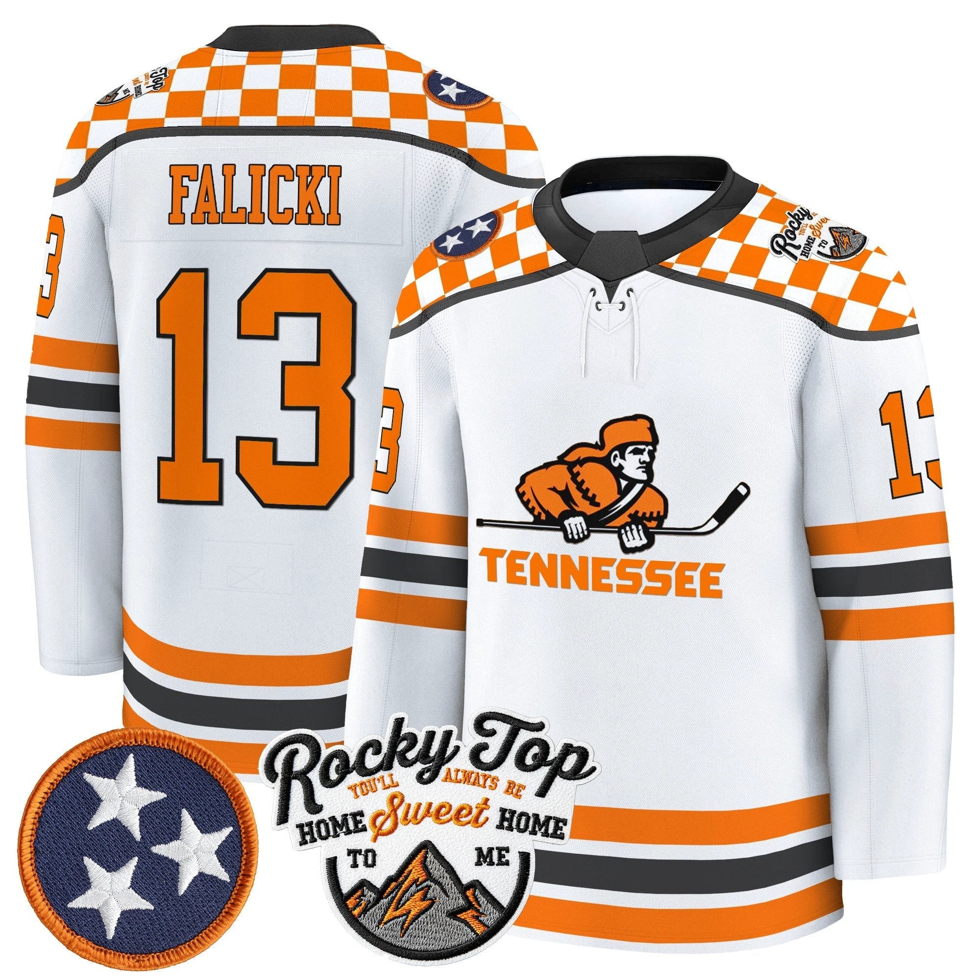 Men's Tennessee Volunteers 2025/26 Premium Jersey - All Stitched by bustlight