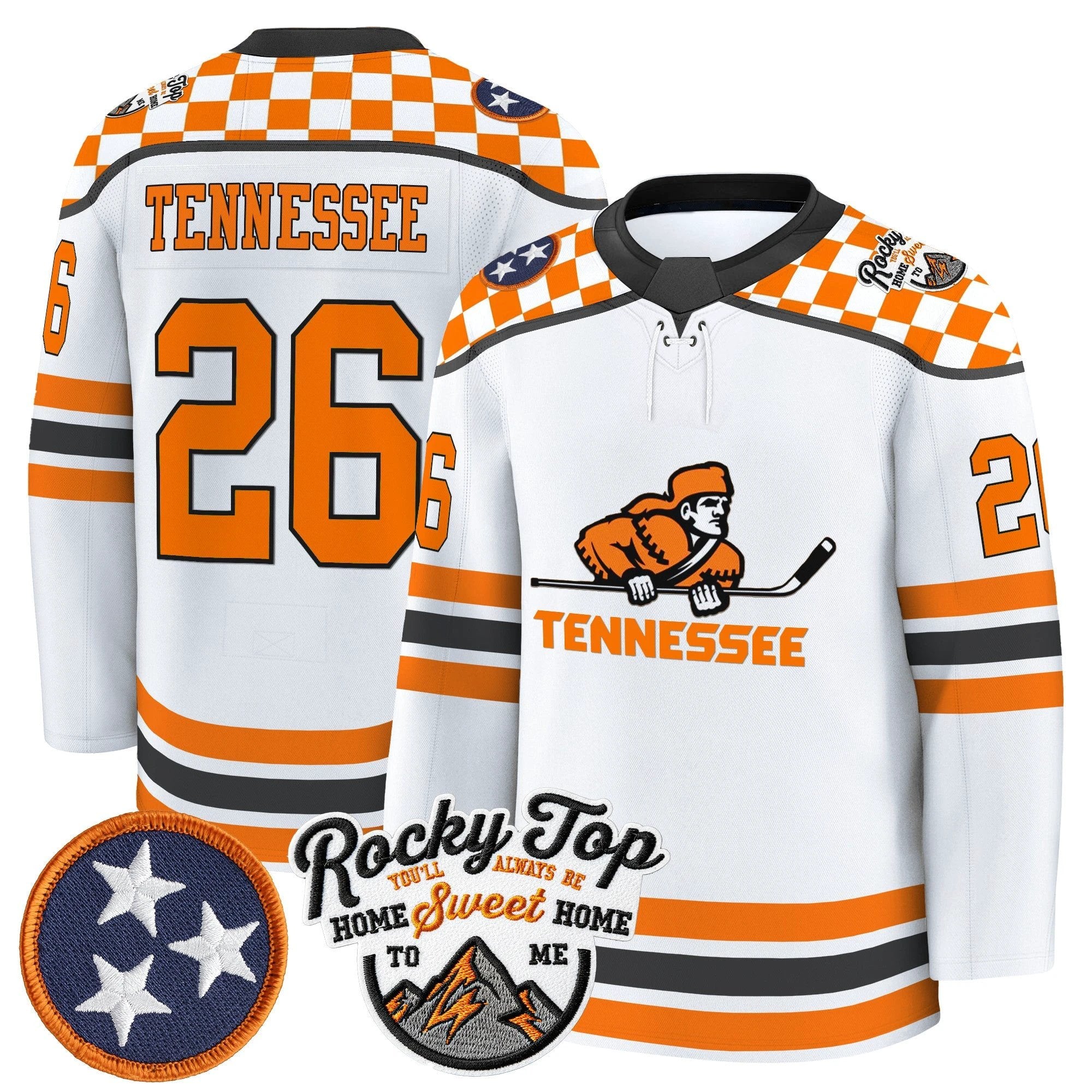 Men's Tennessee Volunteers 2025/26 Premium Jersey - All Stitched by bustlight
